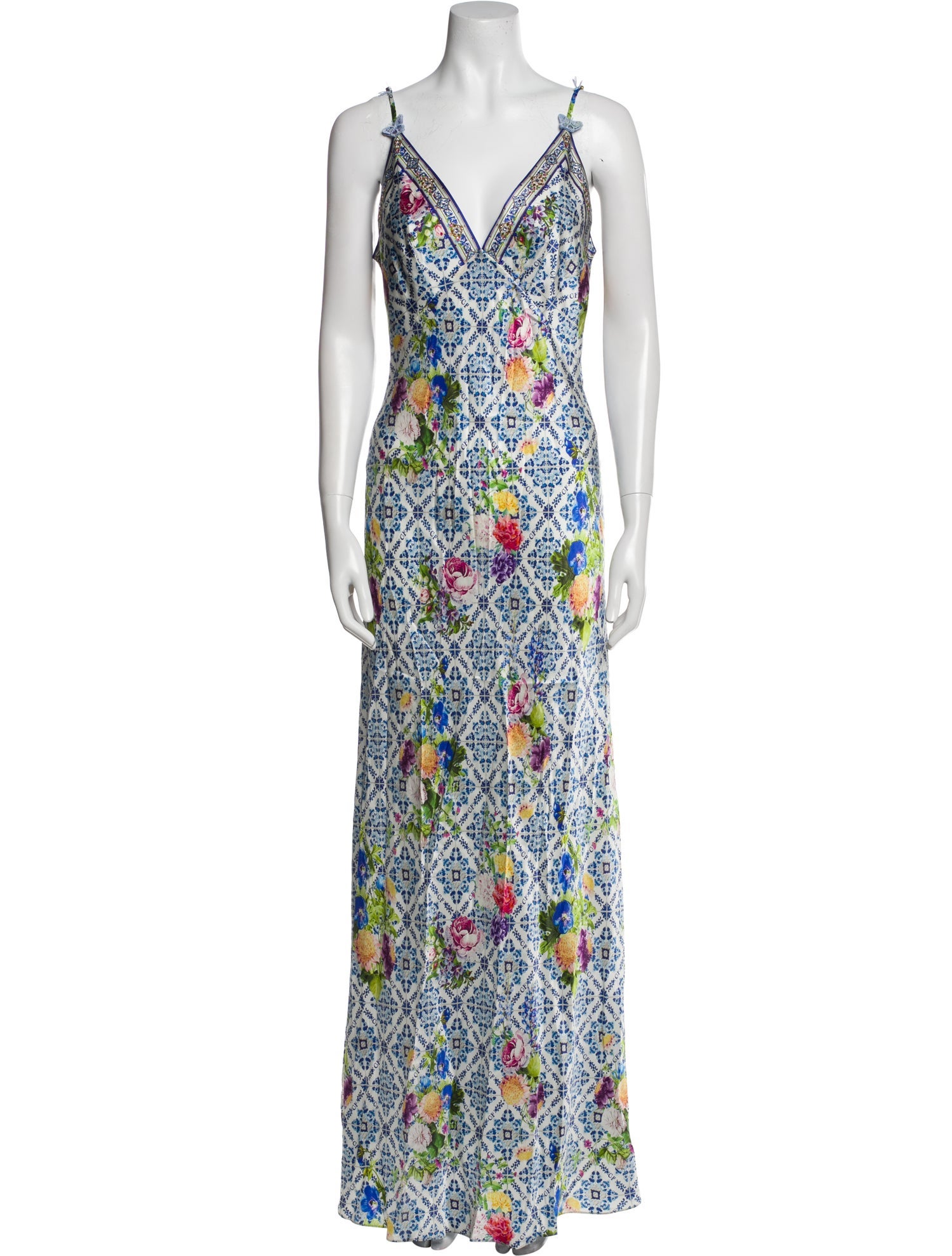 Camilla Silk Long Dress w/ Tags