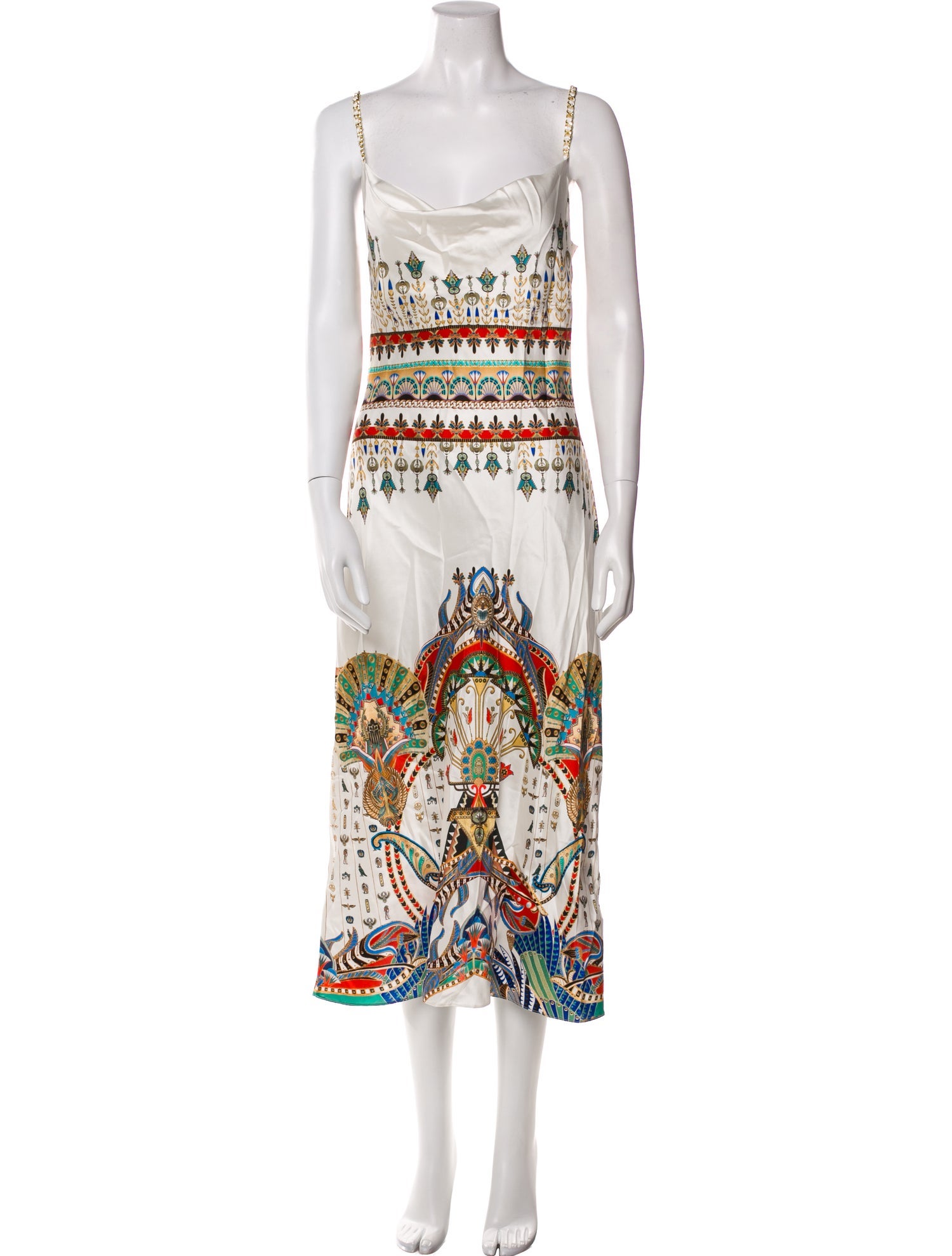 Camilla Silk Midi Length Dress w/ Tags