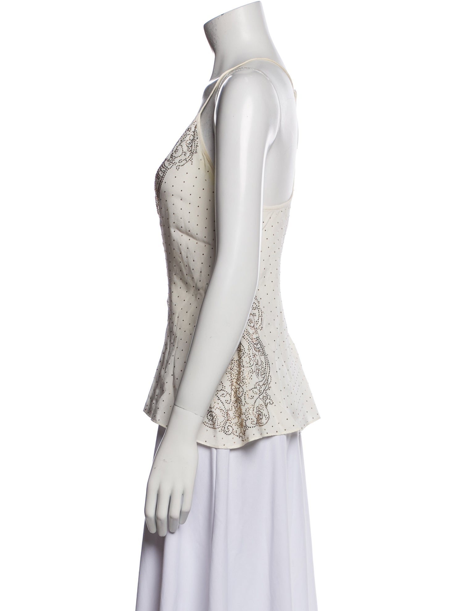 Camilla Silk Scoop Neck Top