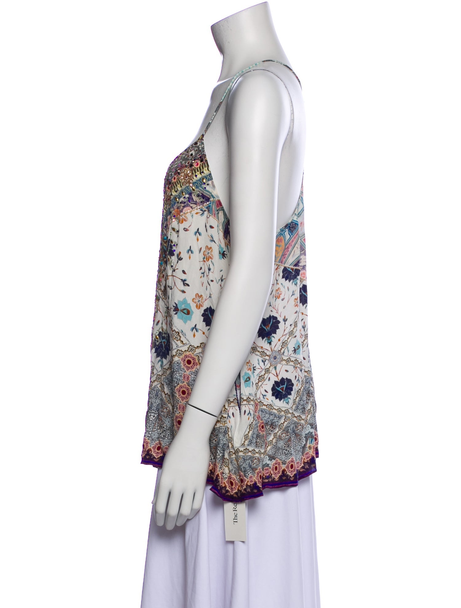 Camilla Silk Printed Top