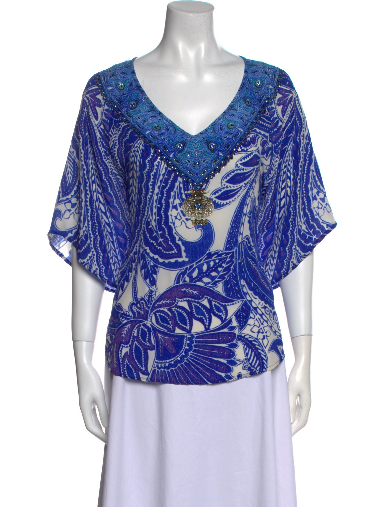 Camilla Silk Printed Blouse