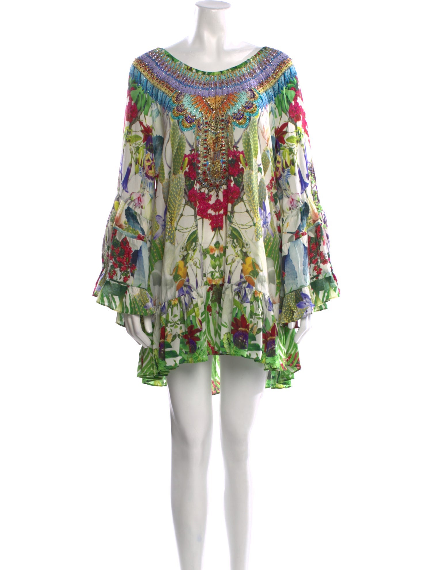 Camilla Floral Print Mini Dress