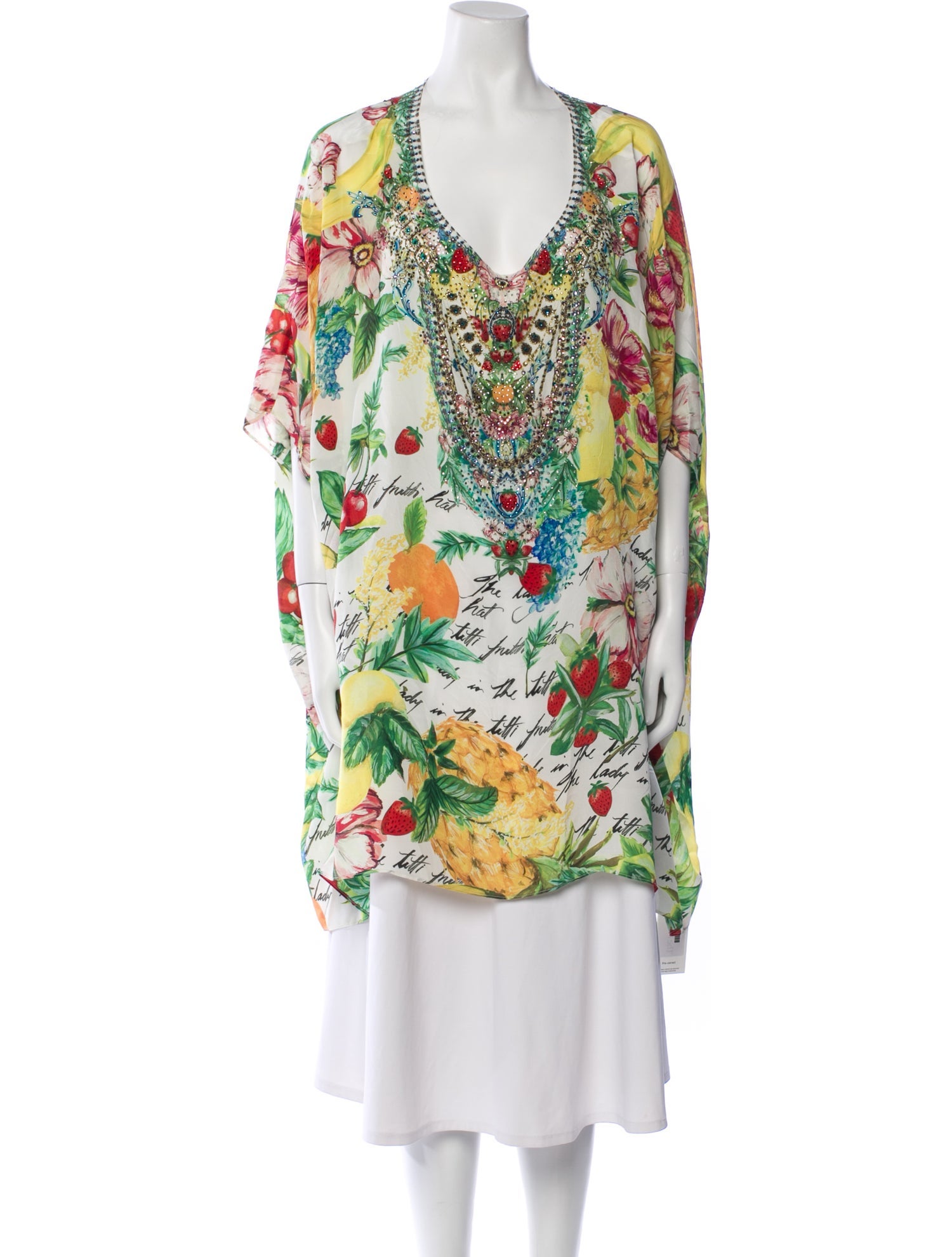 Camilla Silk Floral Print Tunic