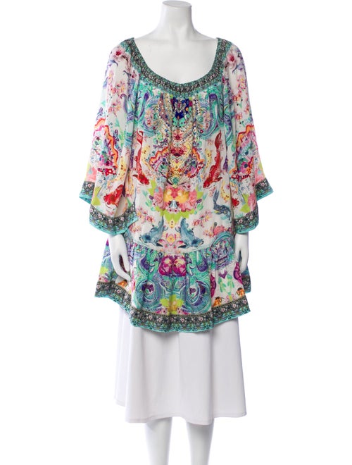 Camilla Silk Paisley Print Tunic