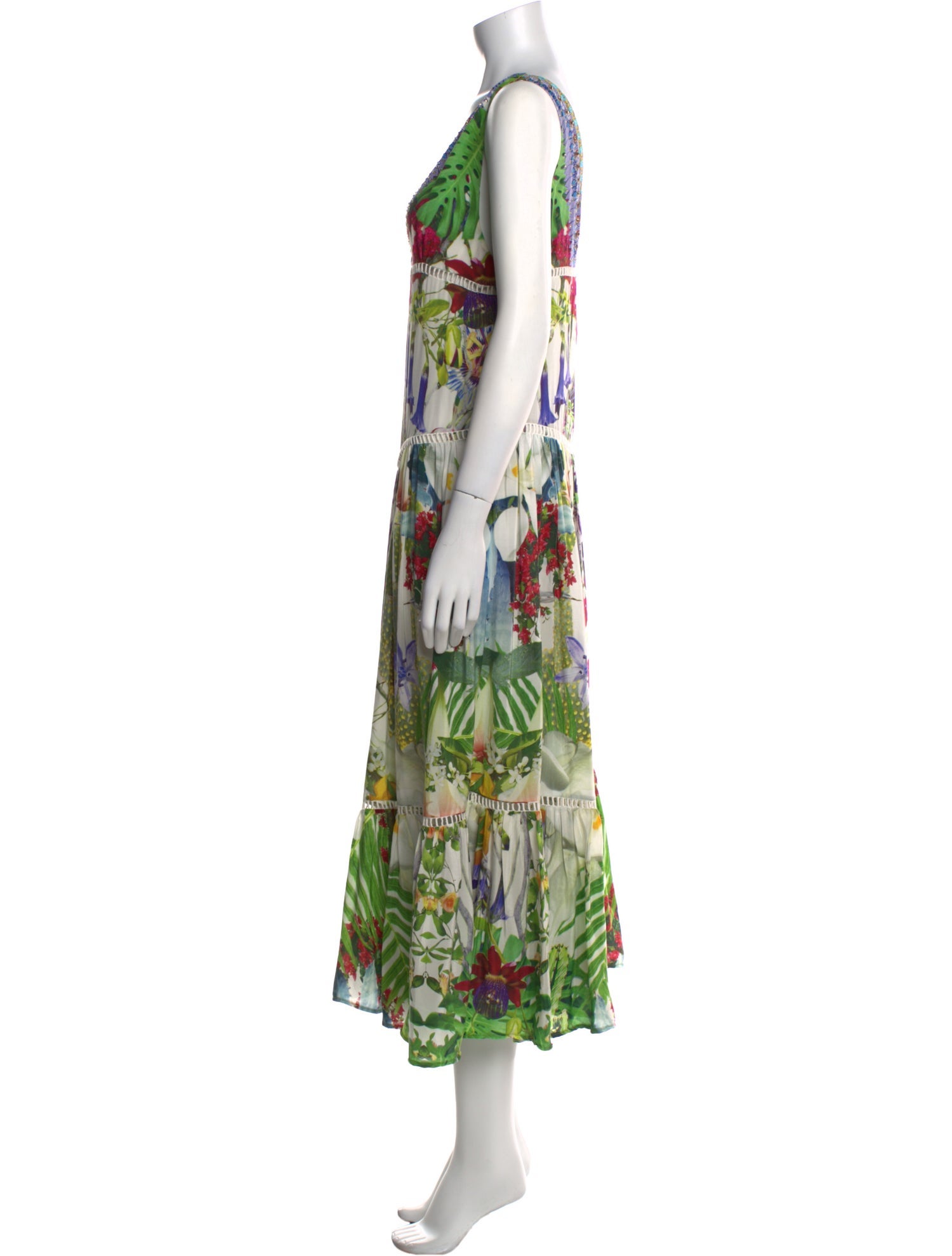 Camilla Printed V-Neck Tunic