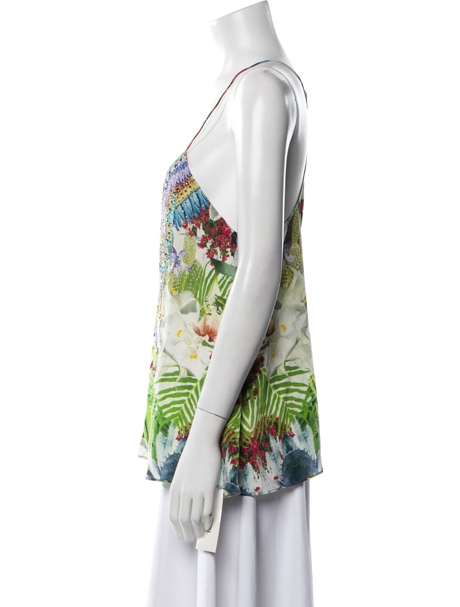 Camilla Silk Printed Top