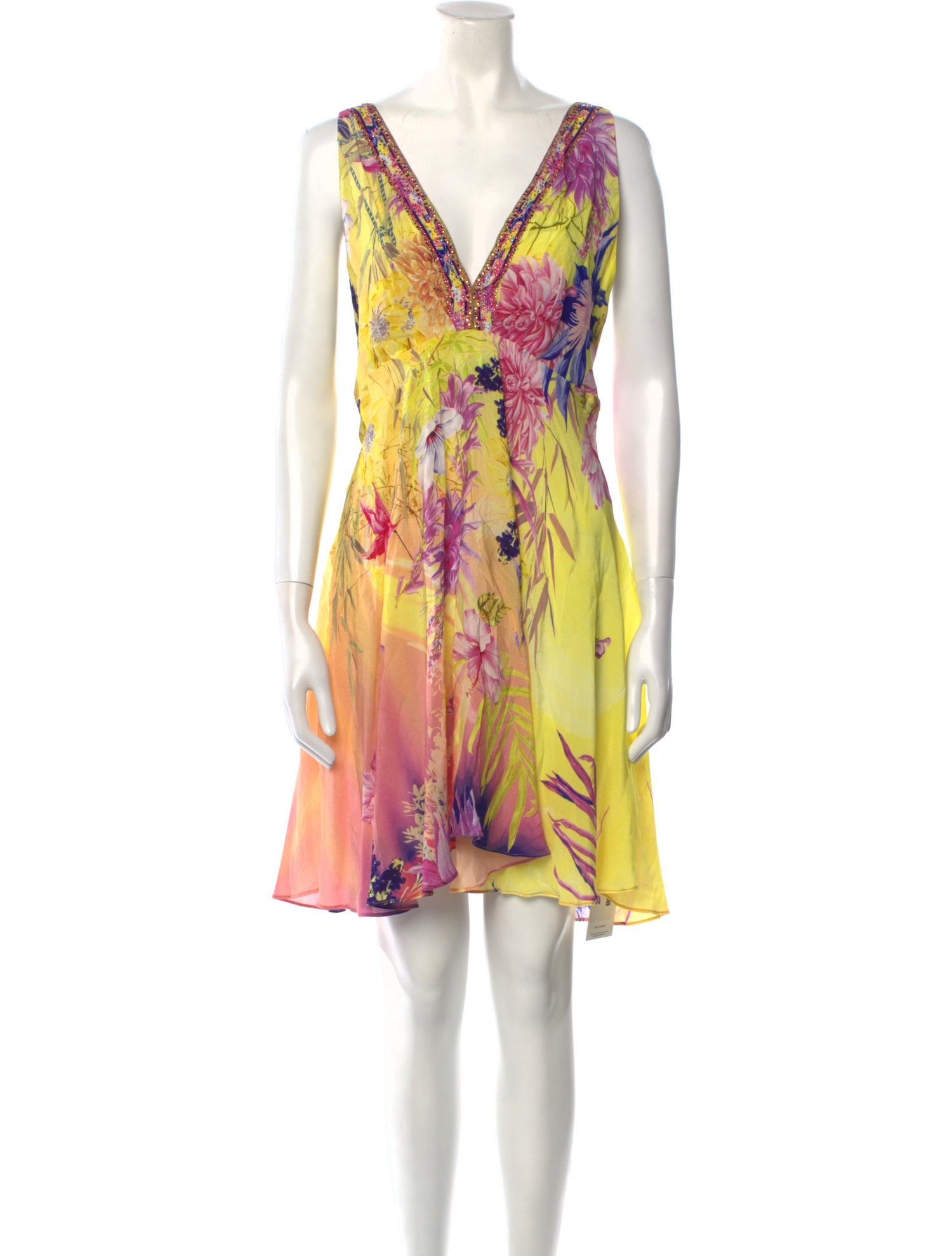 Camilla Silk Mini Dress w/ Tags