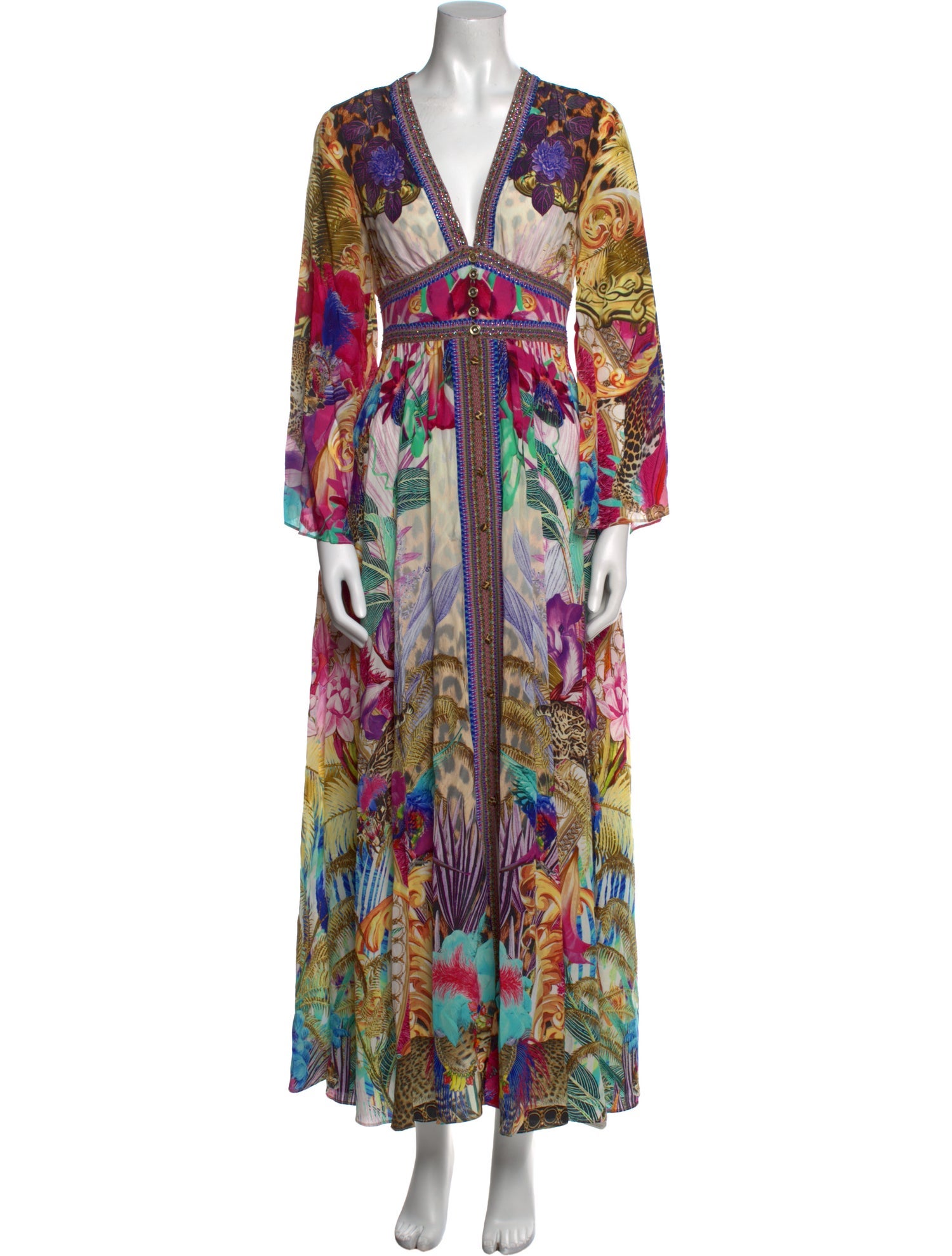 Camilla Silk Long Dress