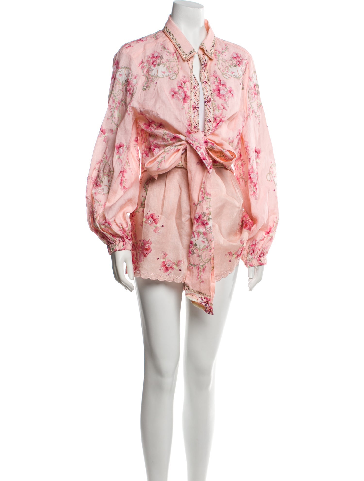 Camilla Linen Printed Short Set