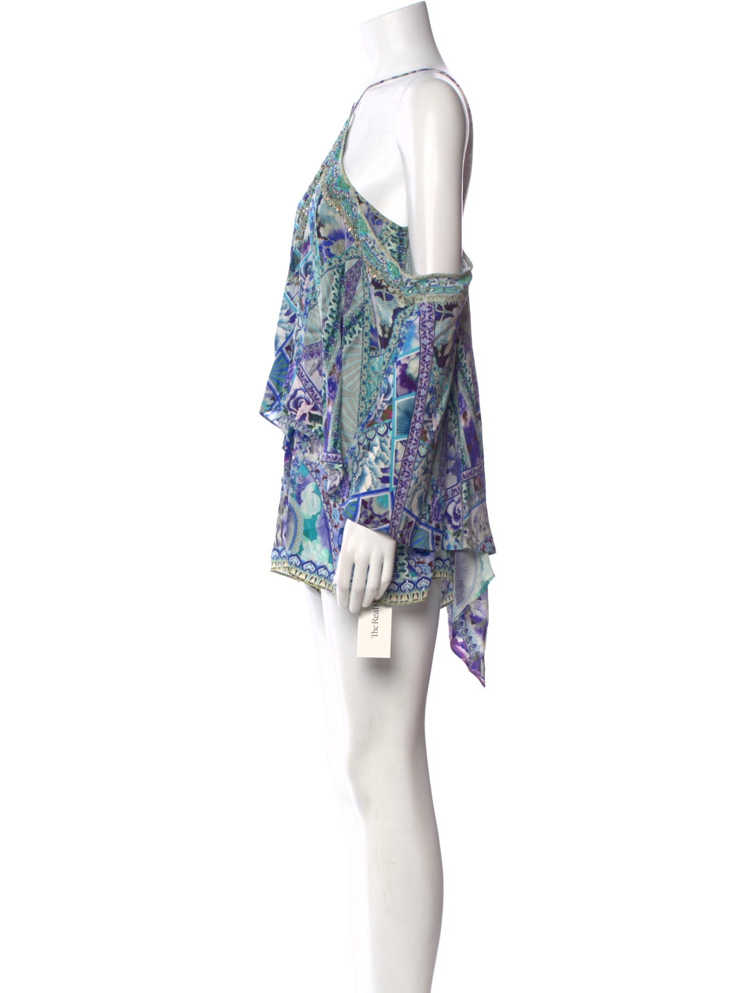 Camilla Silk Printed Romper