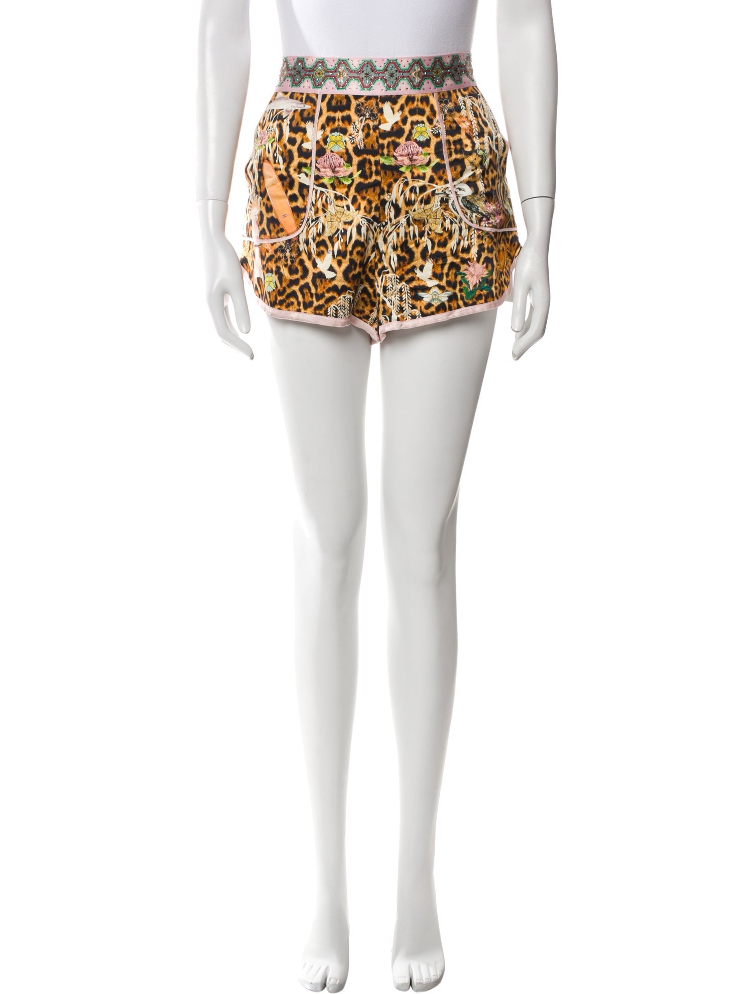 Camilla Silk Mini Skirt