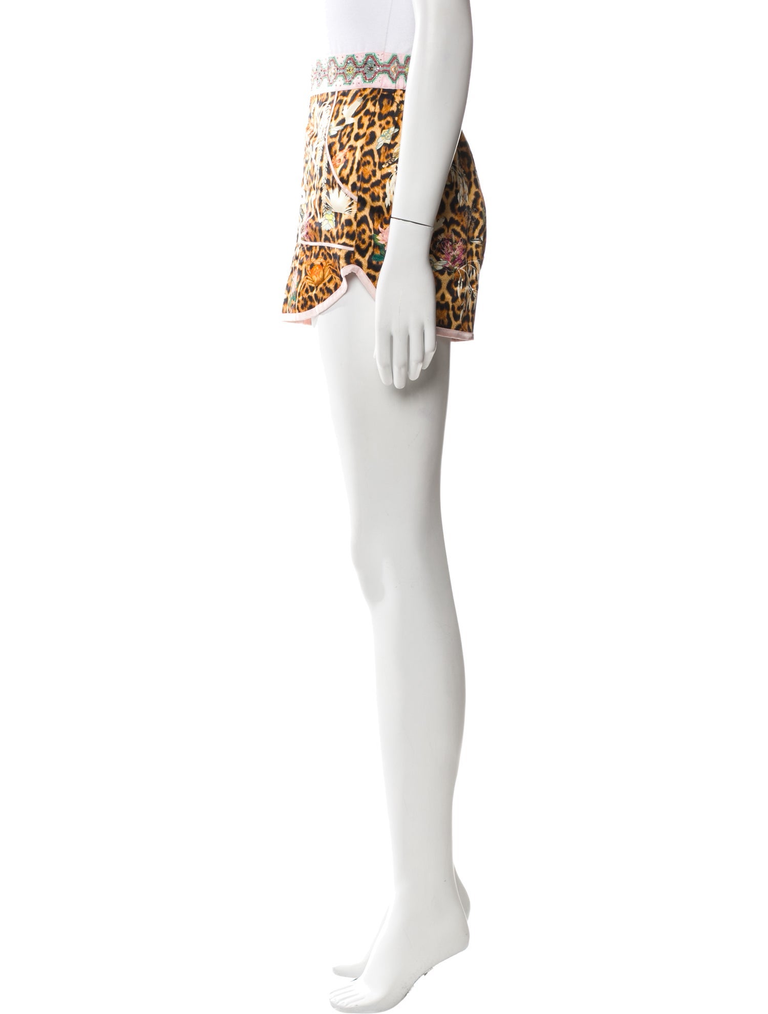 Camilla Silk Mini Skirt