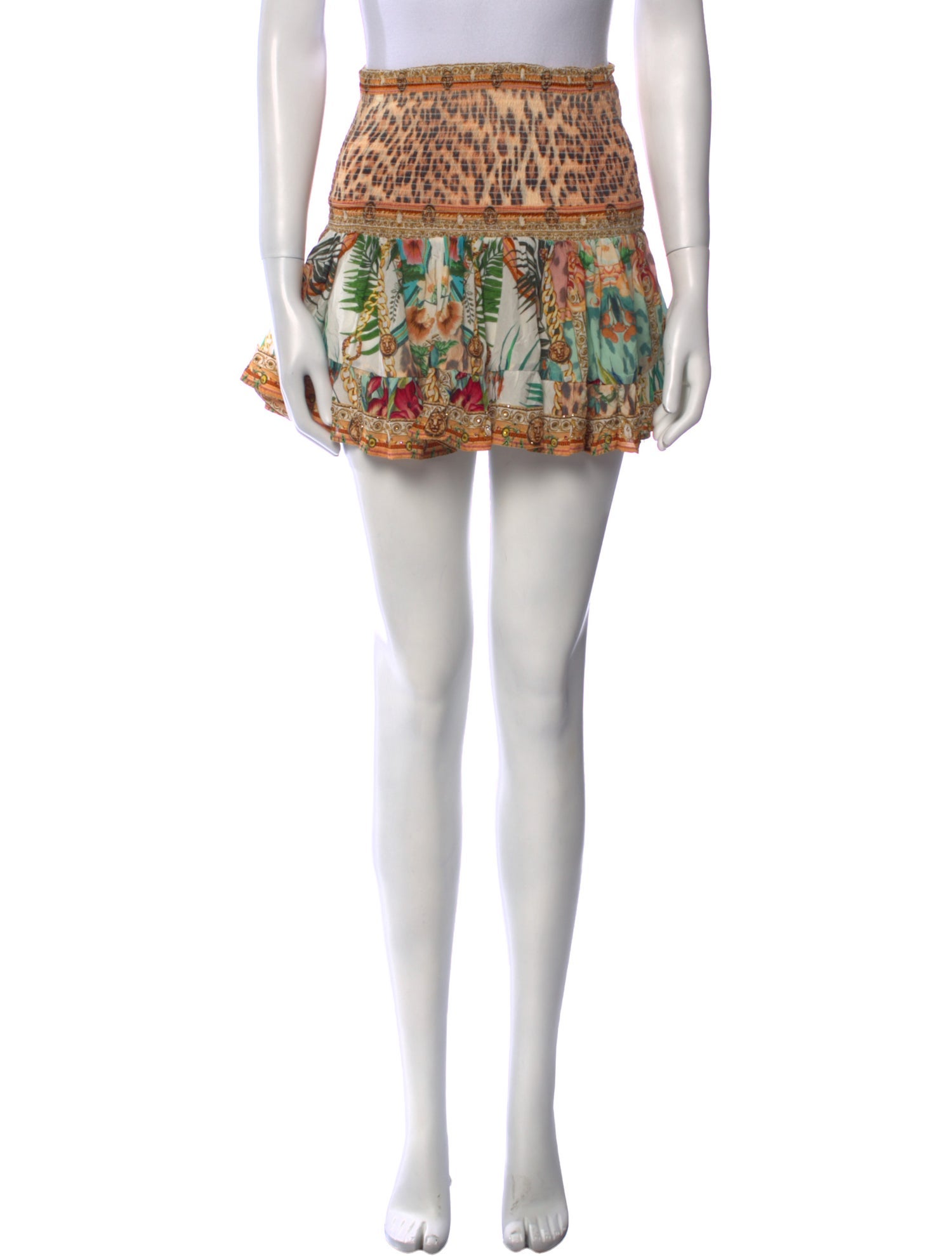 Camilla Silk Mini Skirt