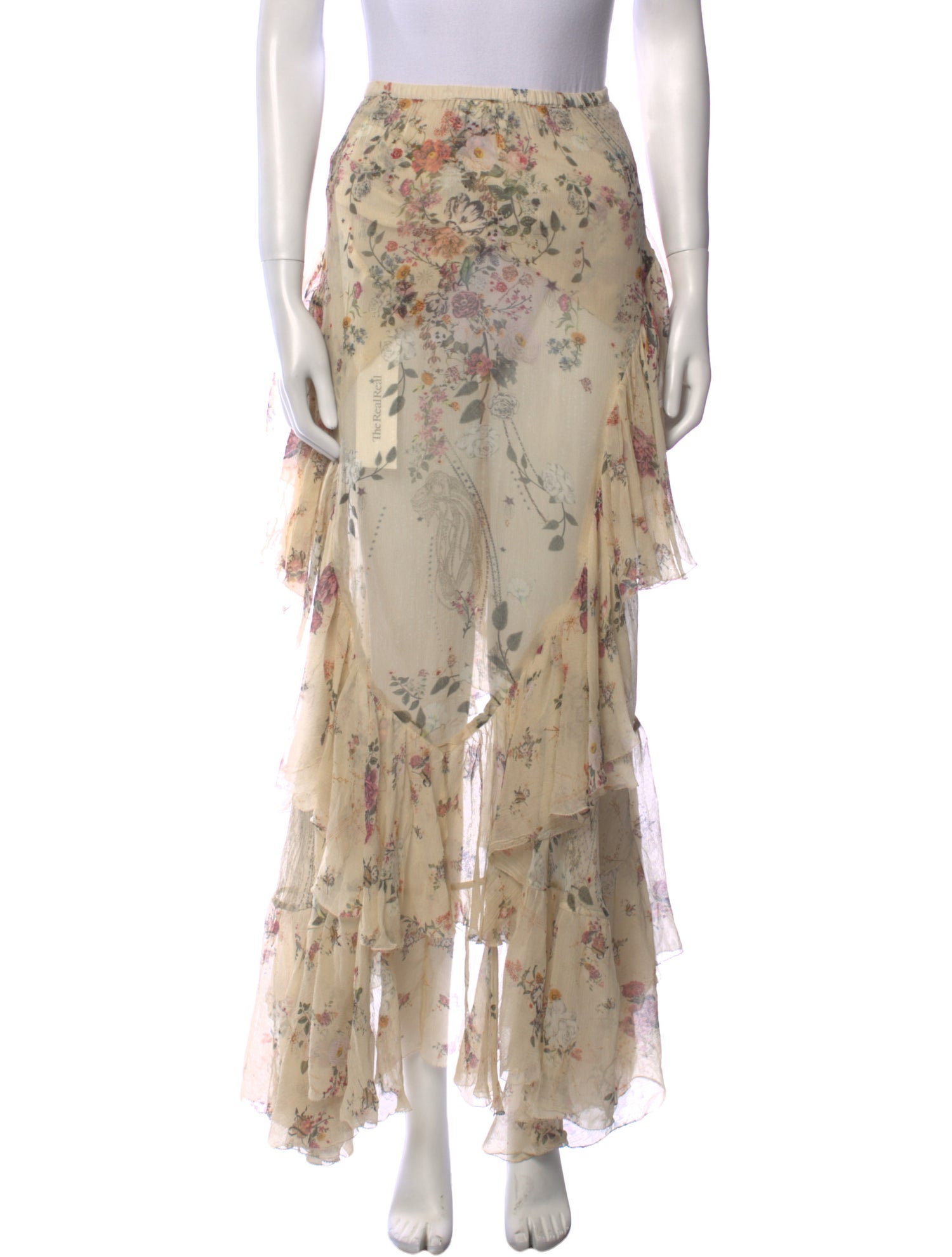 Camilla Silk Long Skirt