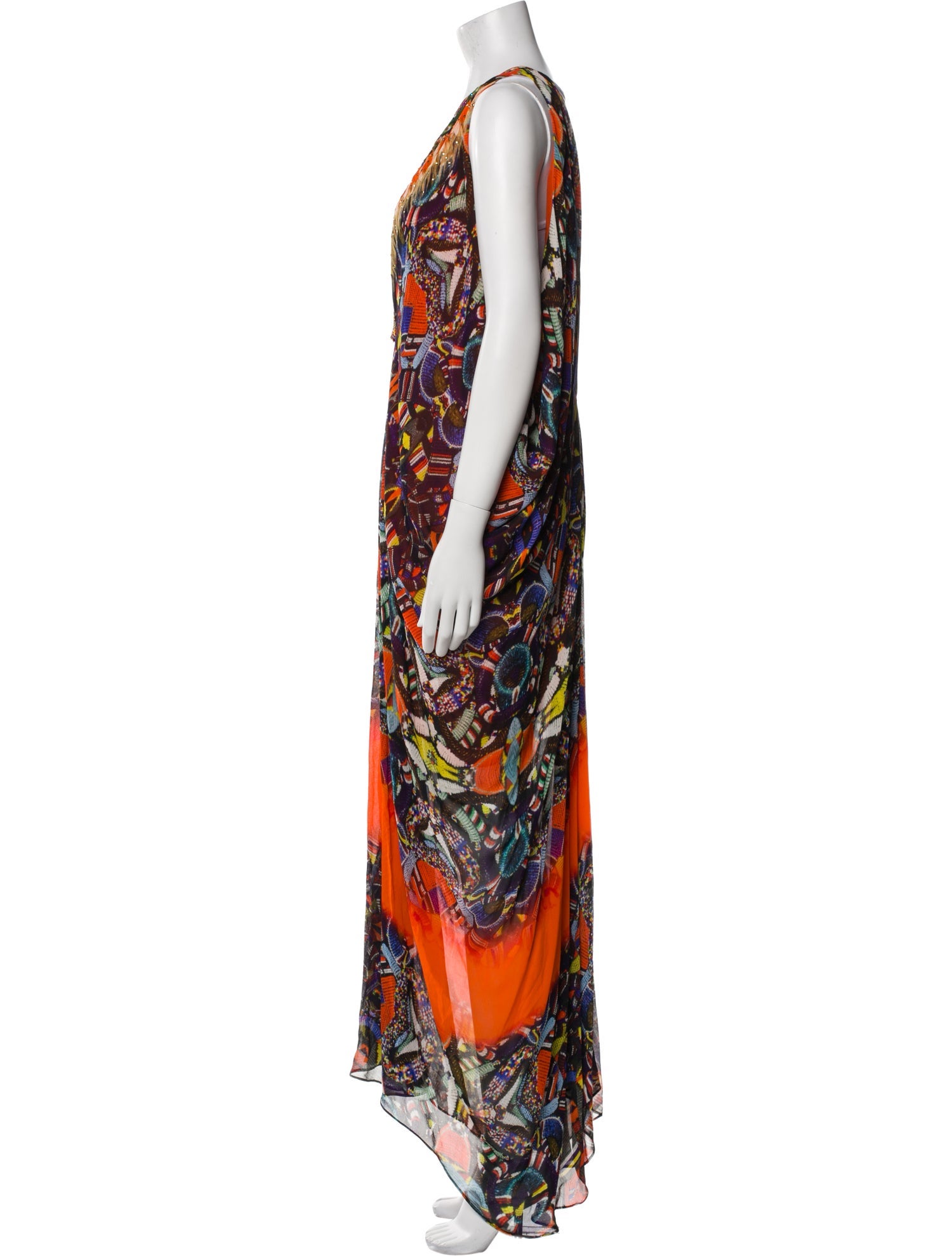 Camilla Silk Long Dress
