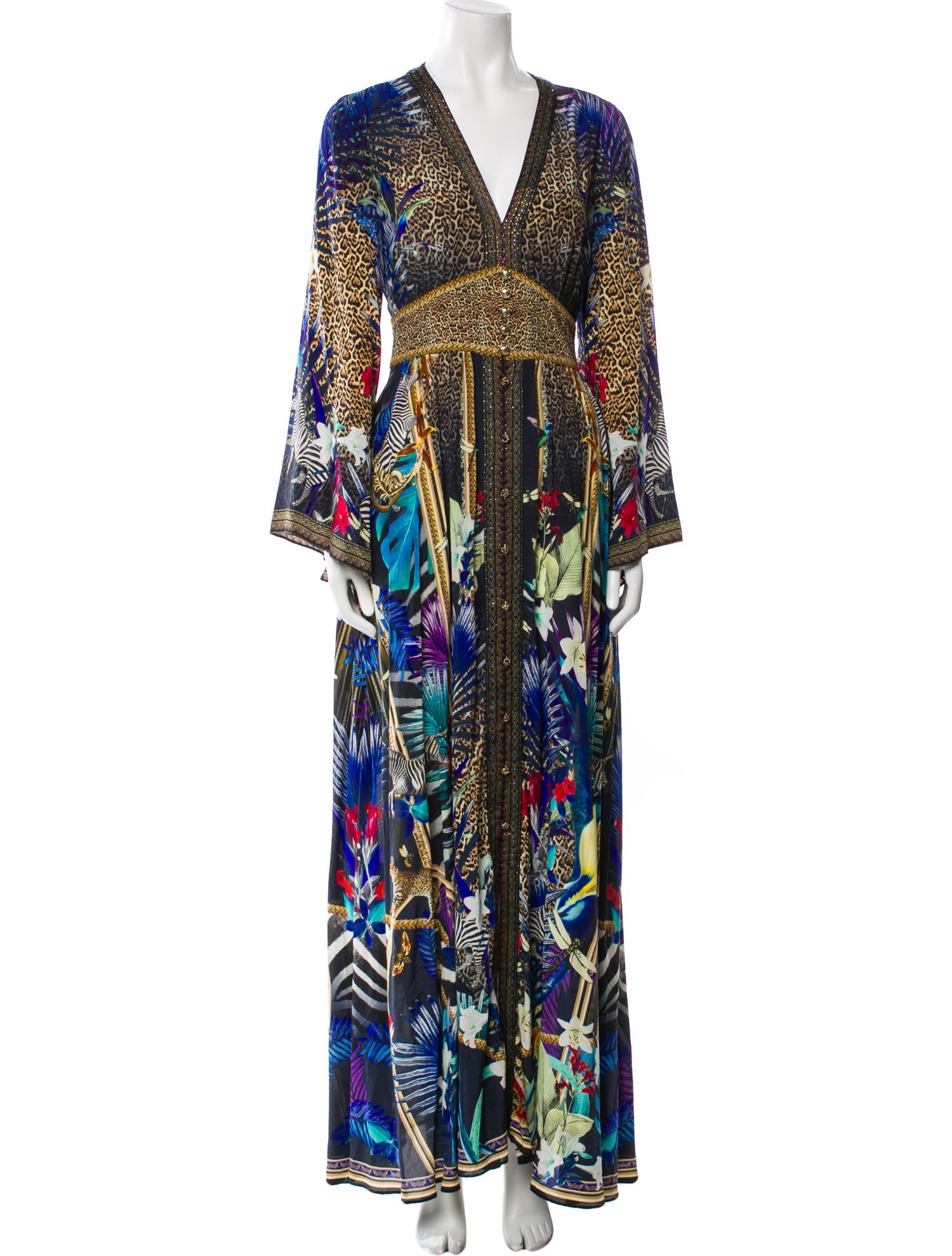 Camilla Silk Long Dress