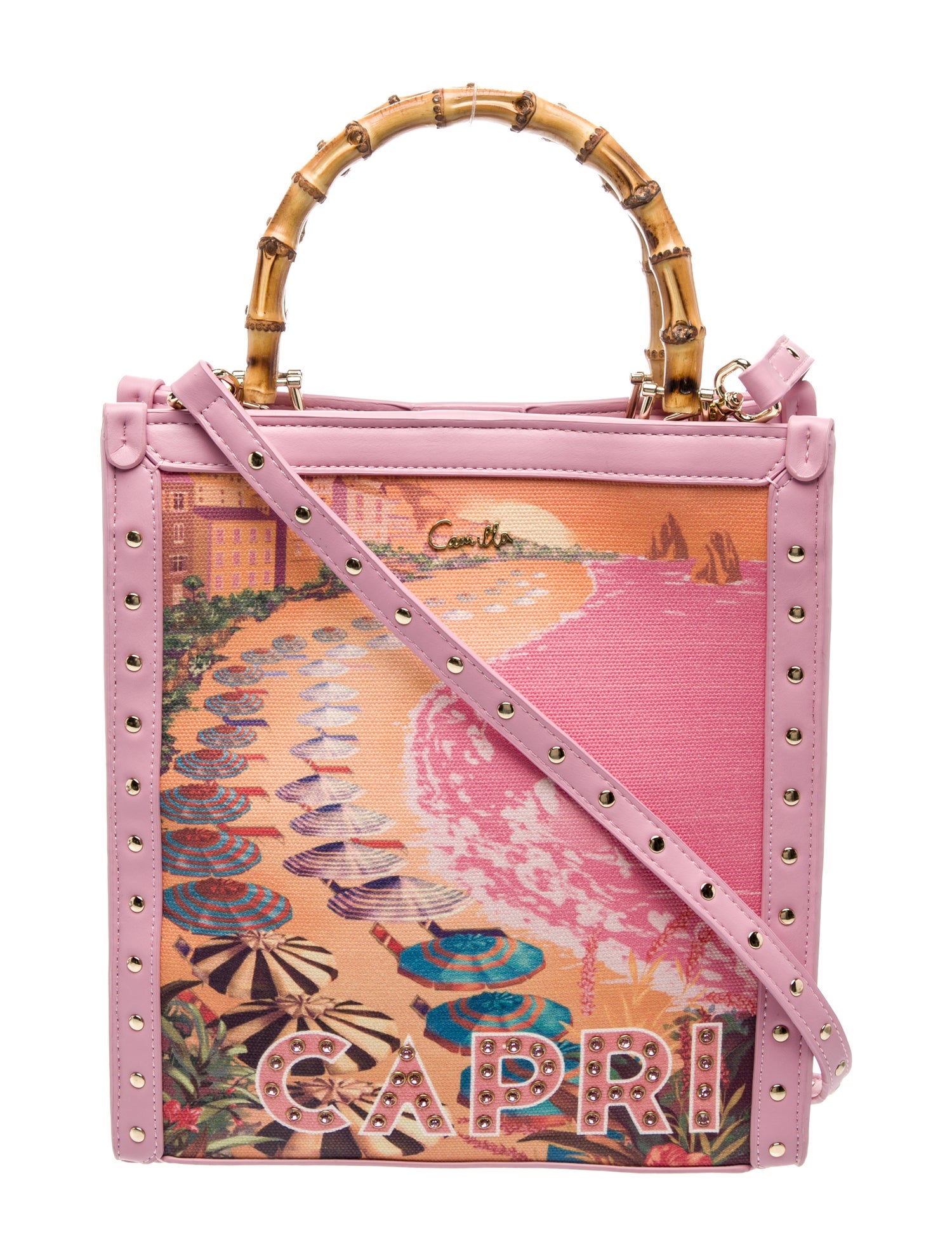 Camilla Leather Bucket Bag