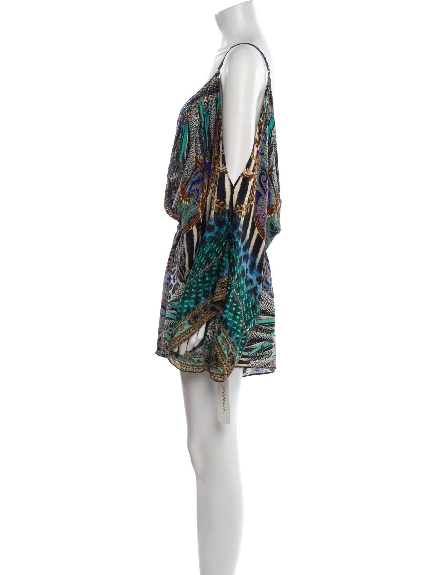 Camilla Silk Patterned Romper