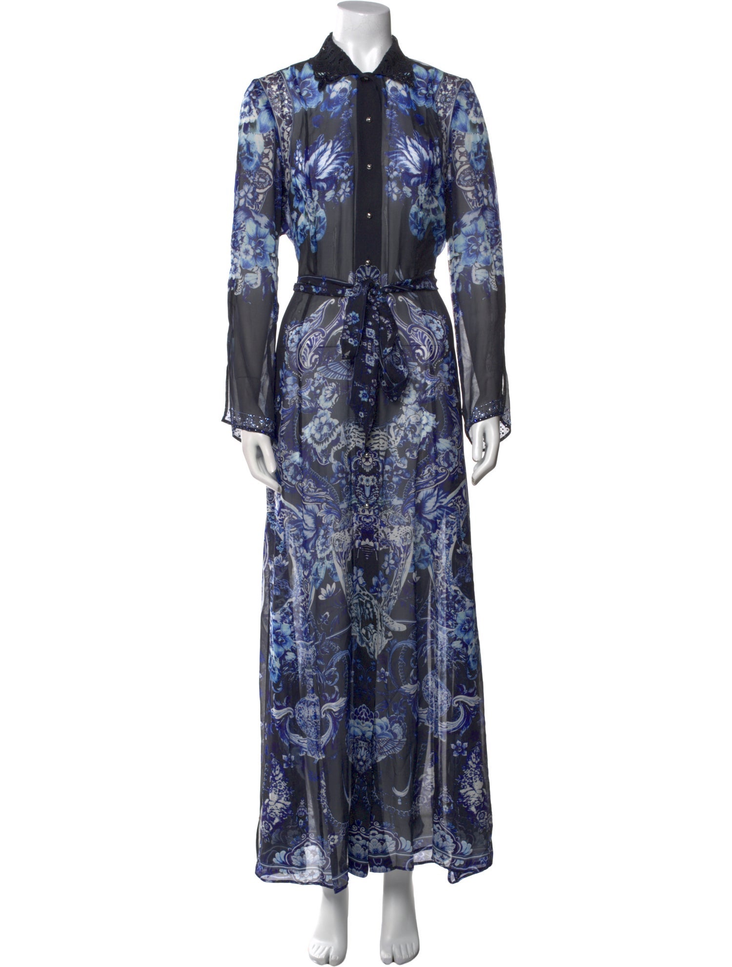 Camilla Silk Printed Sweater