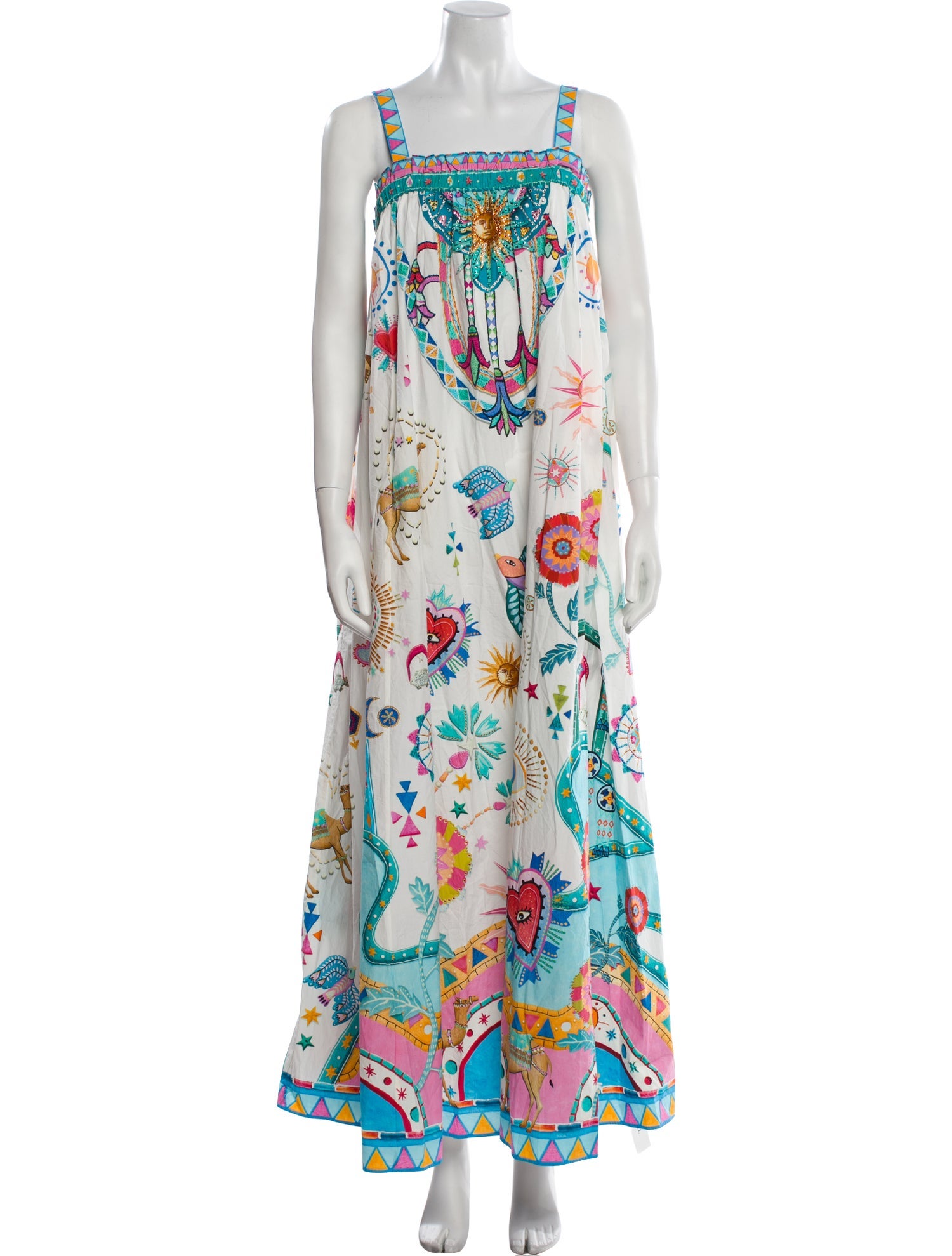 Camilla Printed Long Dress w/ Tags