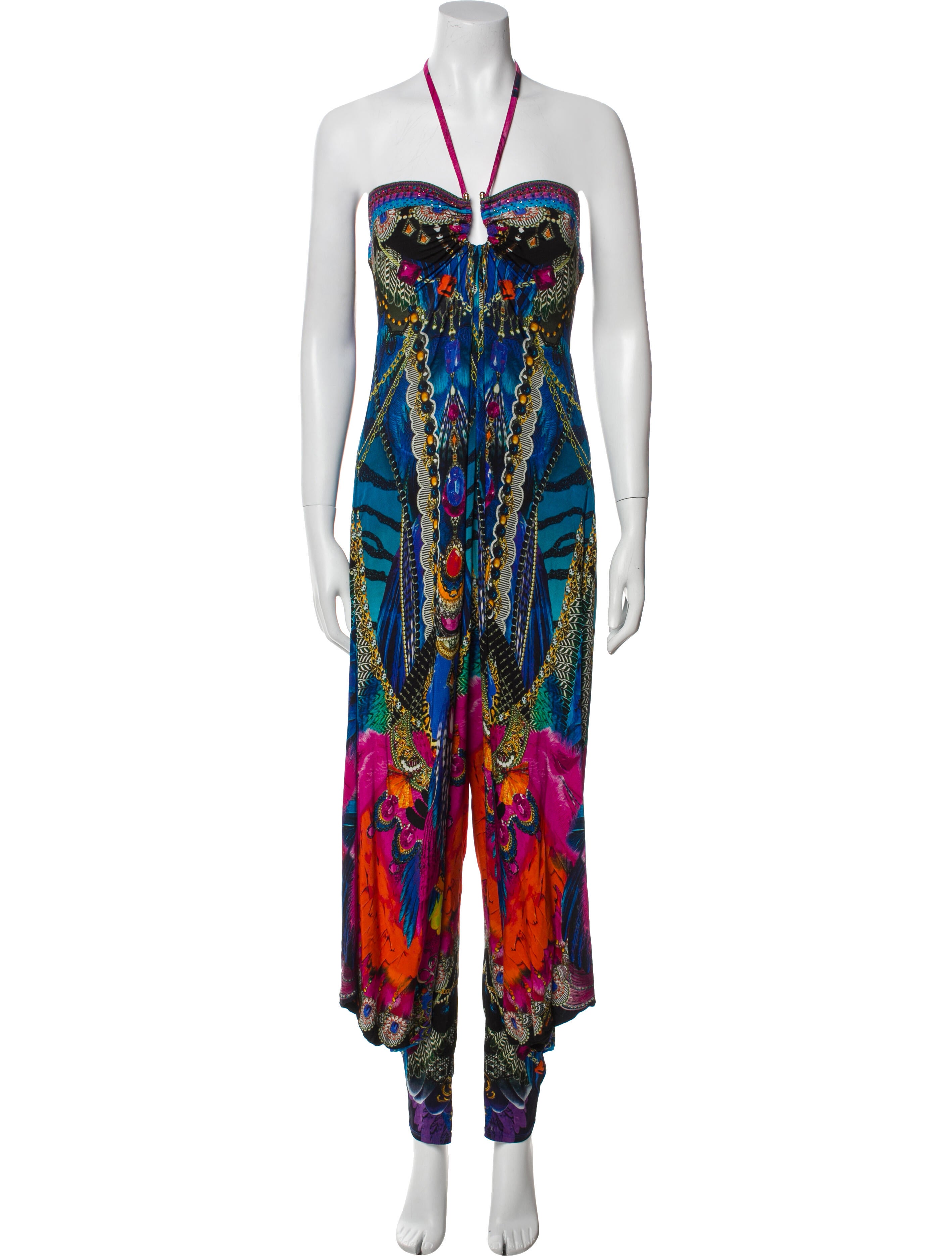 Camilla Printed Halterneck Jumpsuit