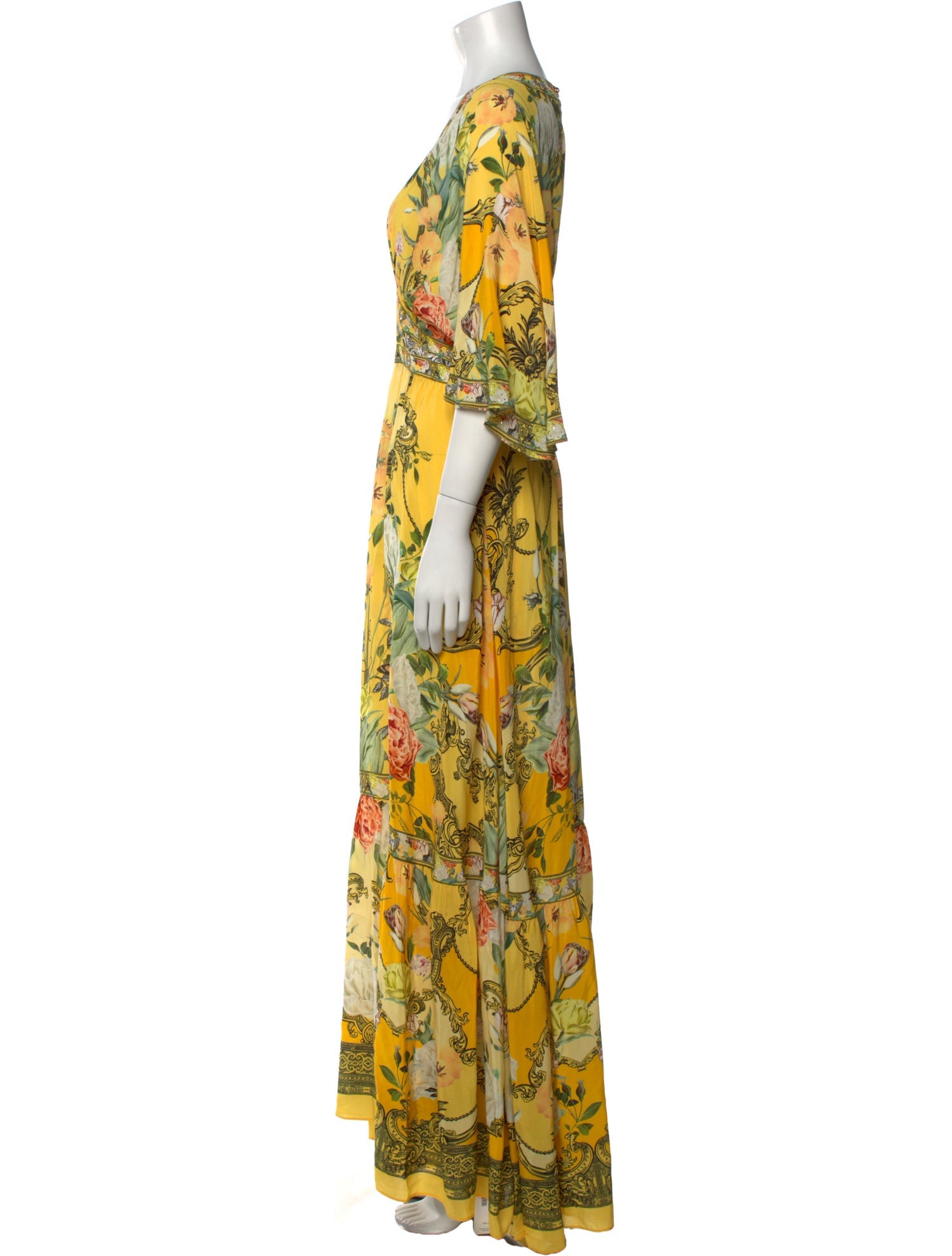 Camilla Silk Long Dress