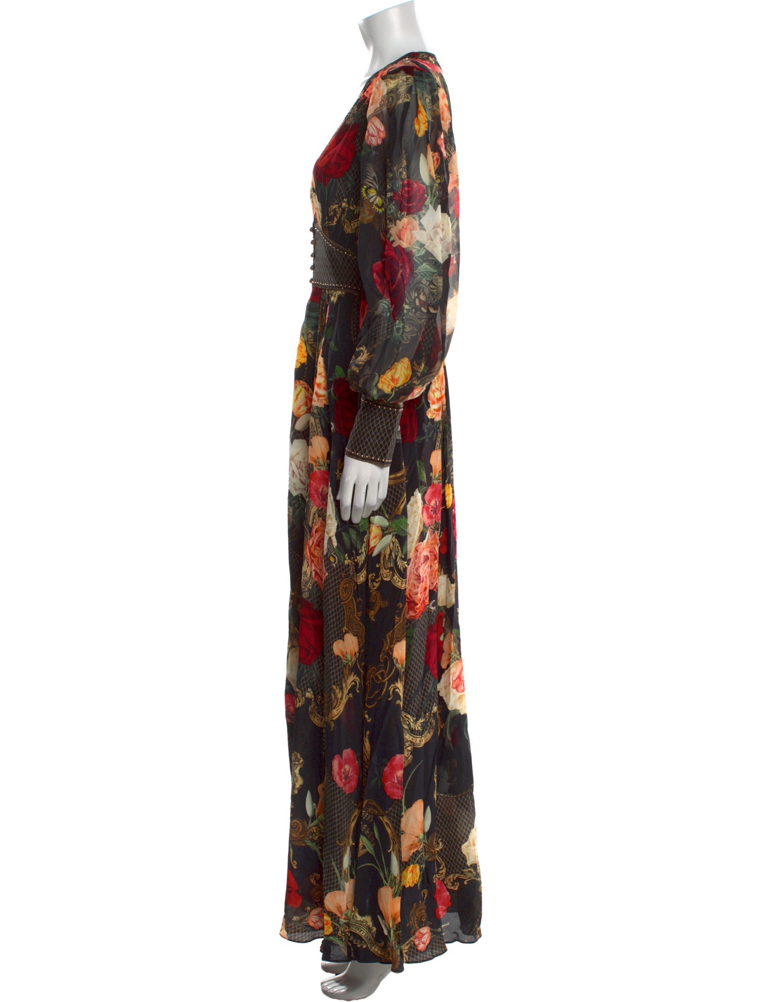 Camilla Silk Long Dress