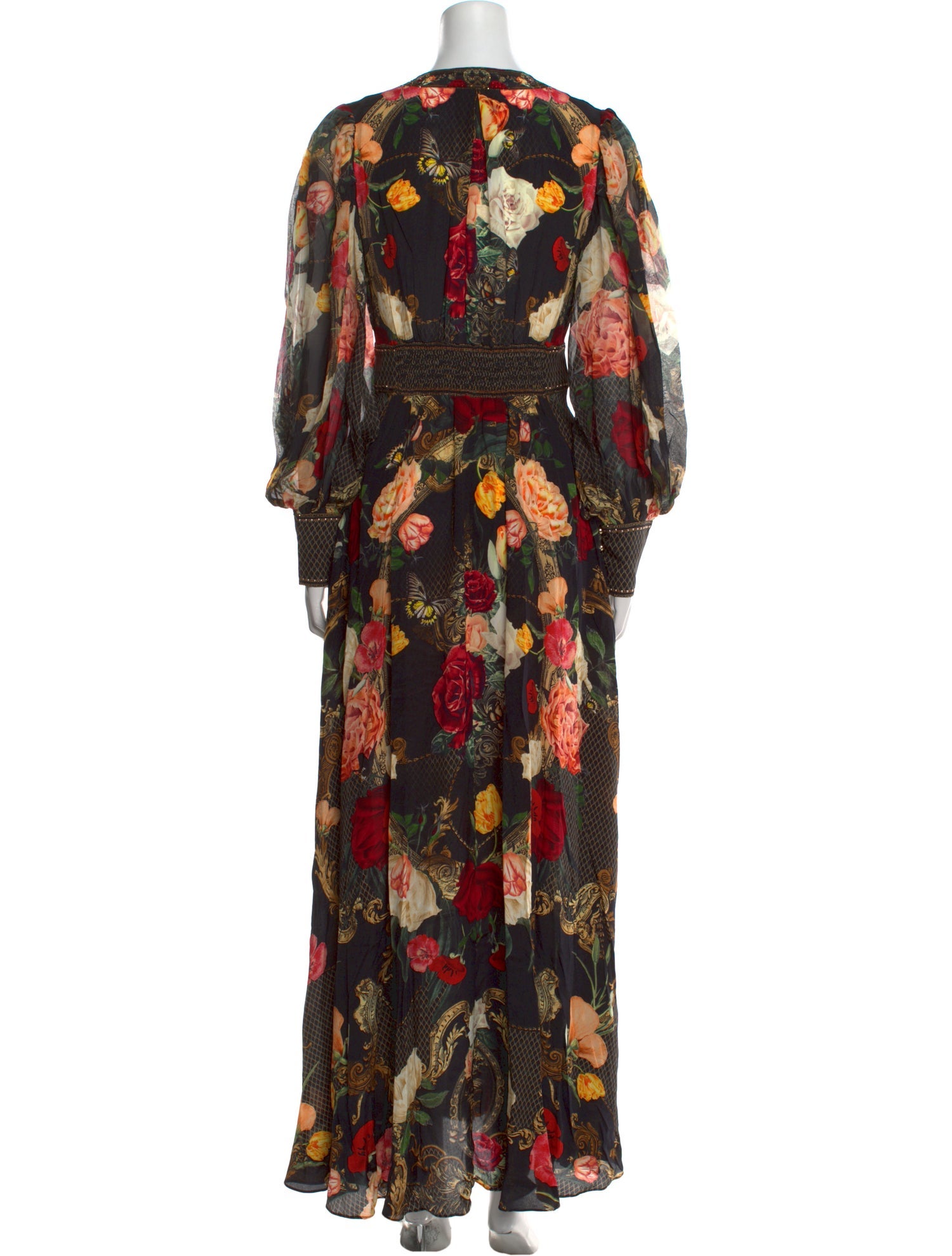 Camilla Silk Long Dress