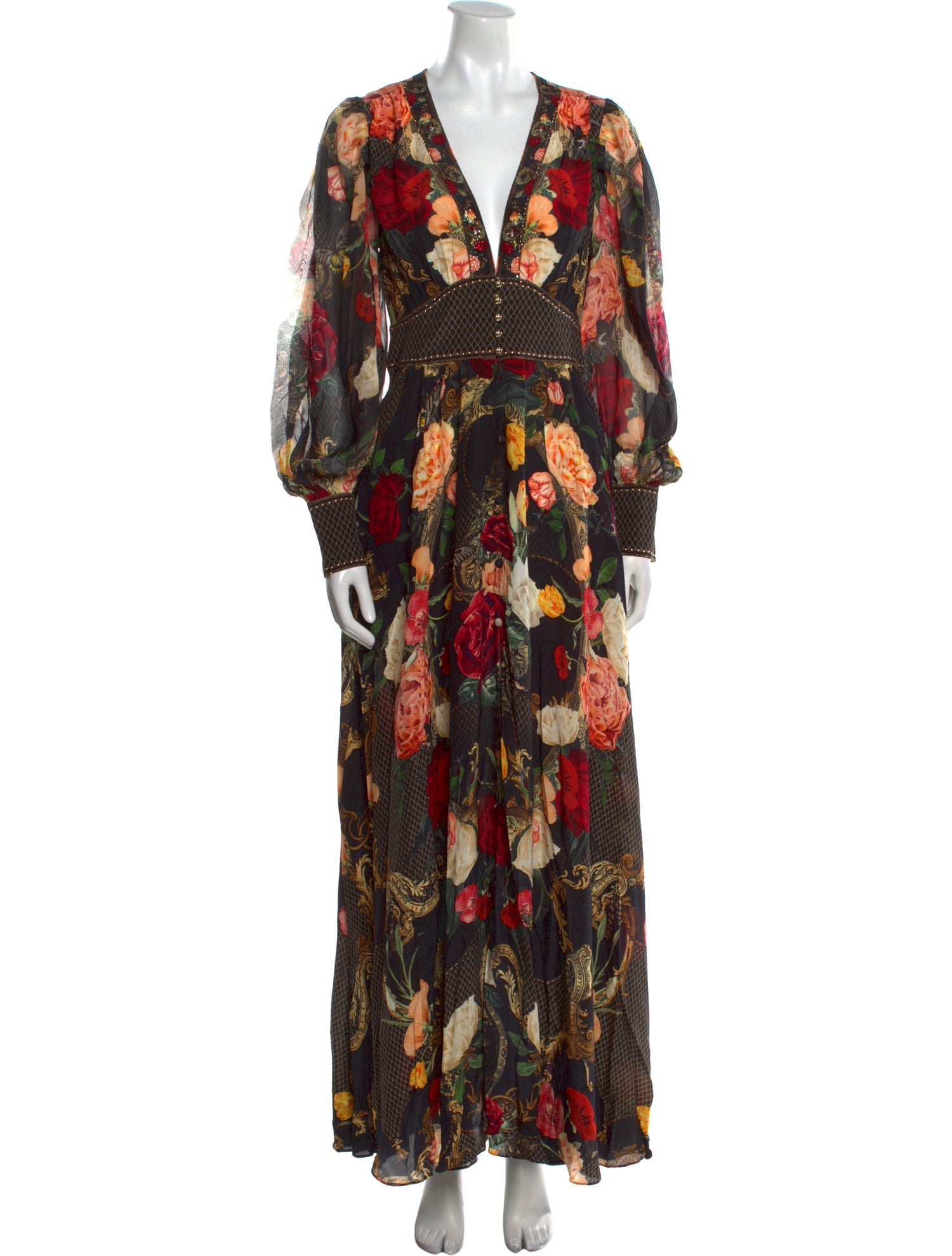 Camilla Silk Long Dress