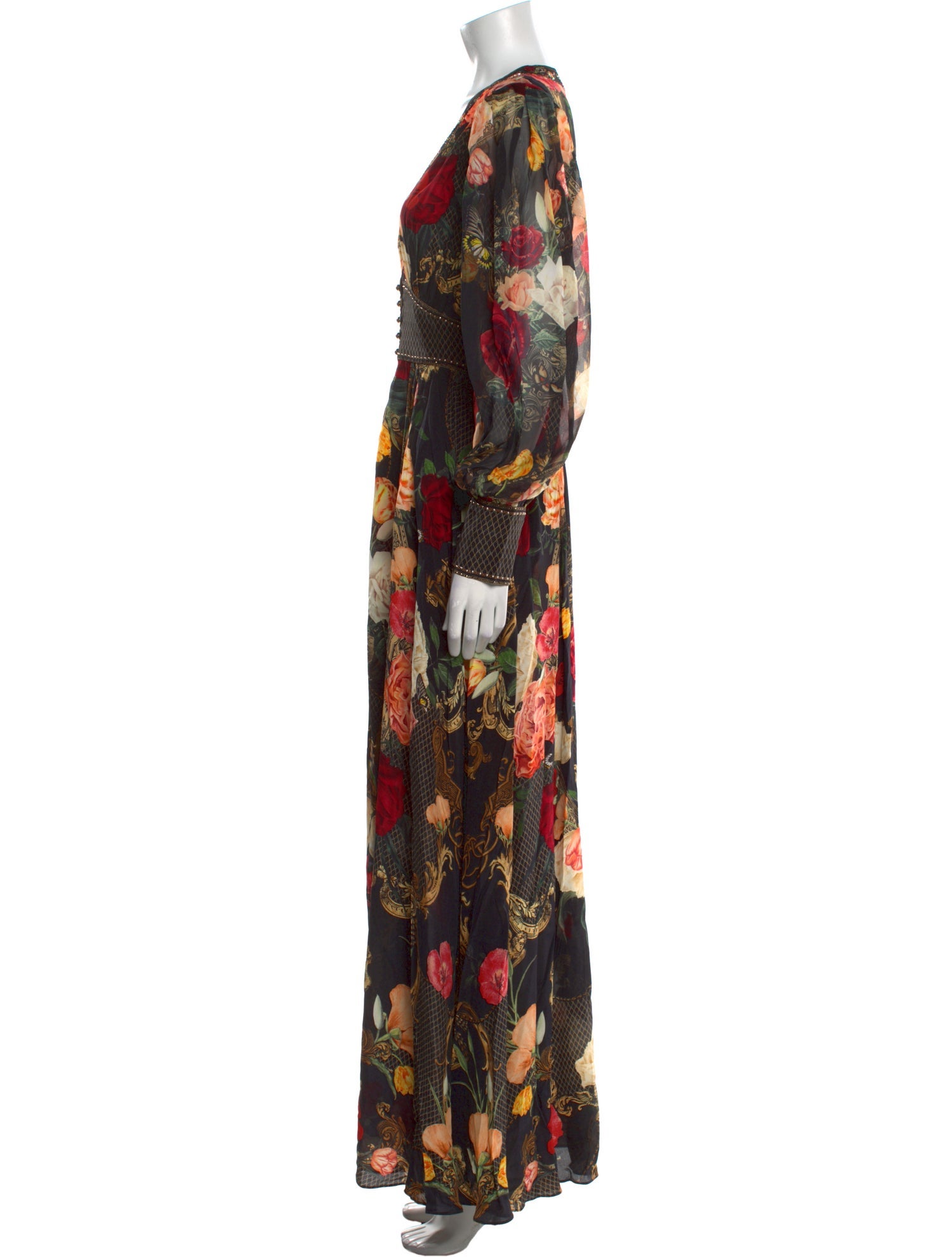 Camilla Silk Long Dress