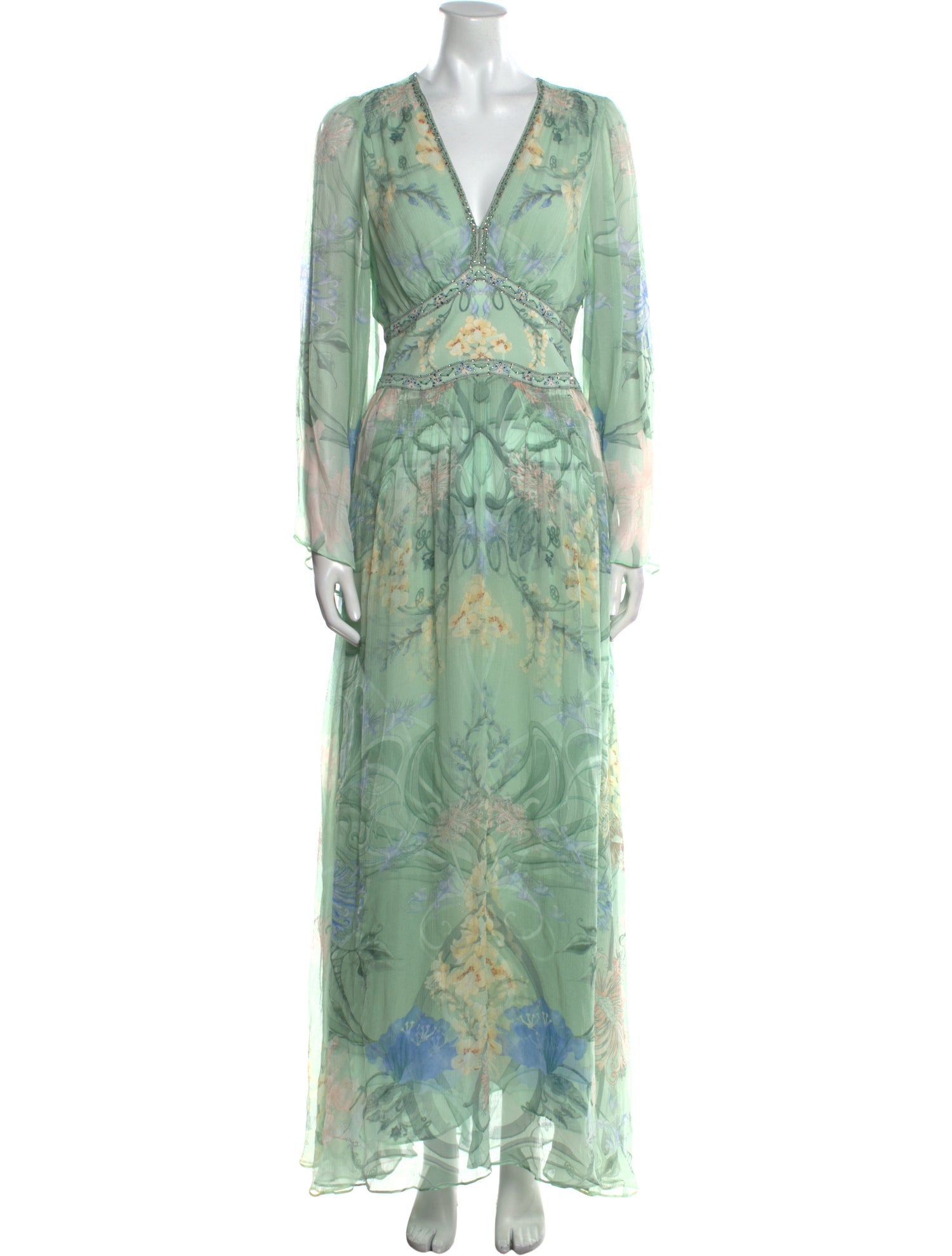Camilla Silk Long Dress