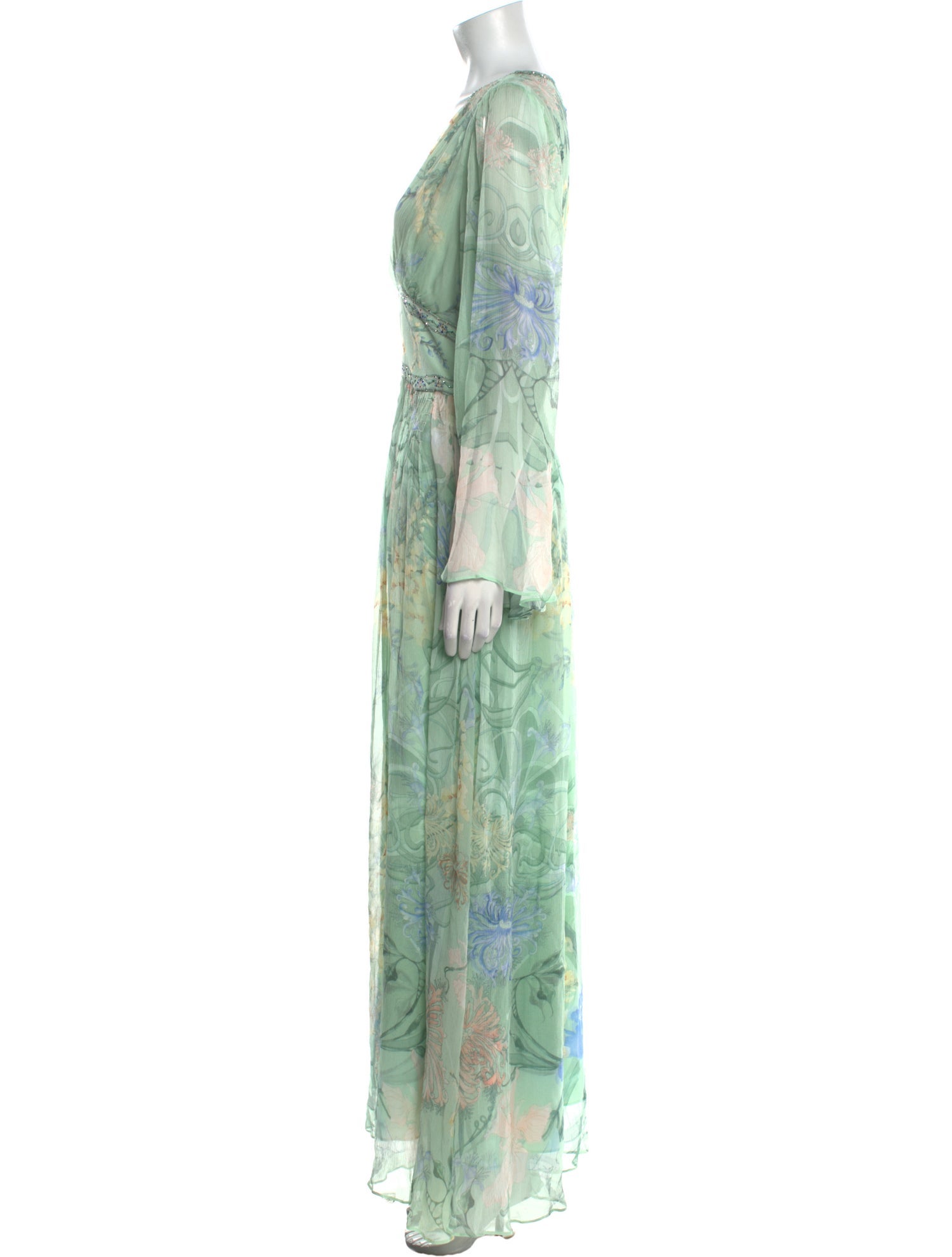 Camilla Silk Long Dress
