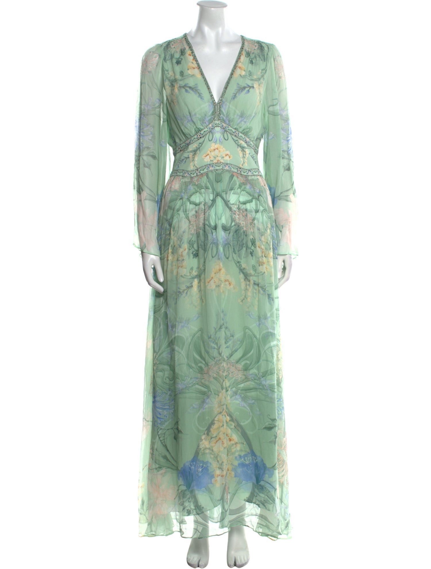 Camilla Silk Long Dress