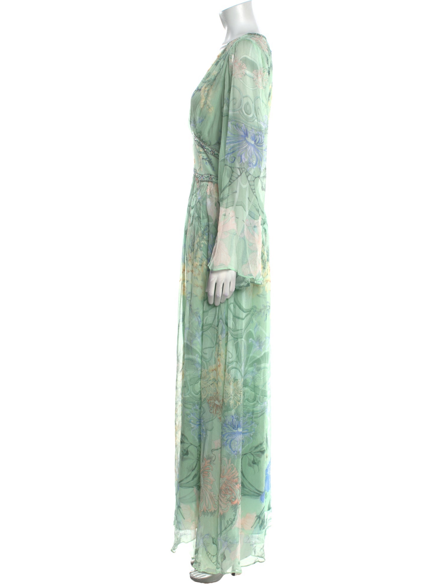 Camilla Silk Long Dress