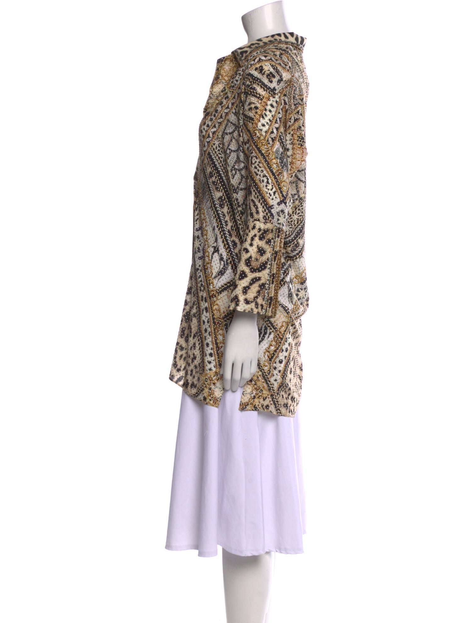 Camilla Silk Animal Print Tunic