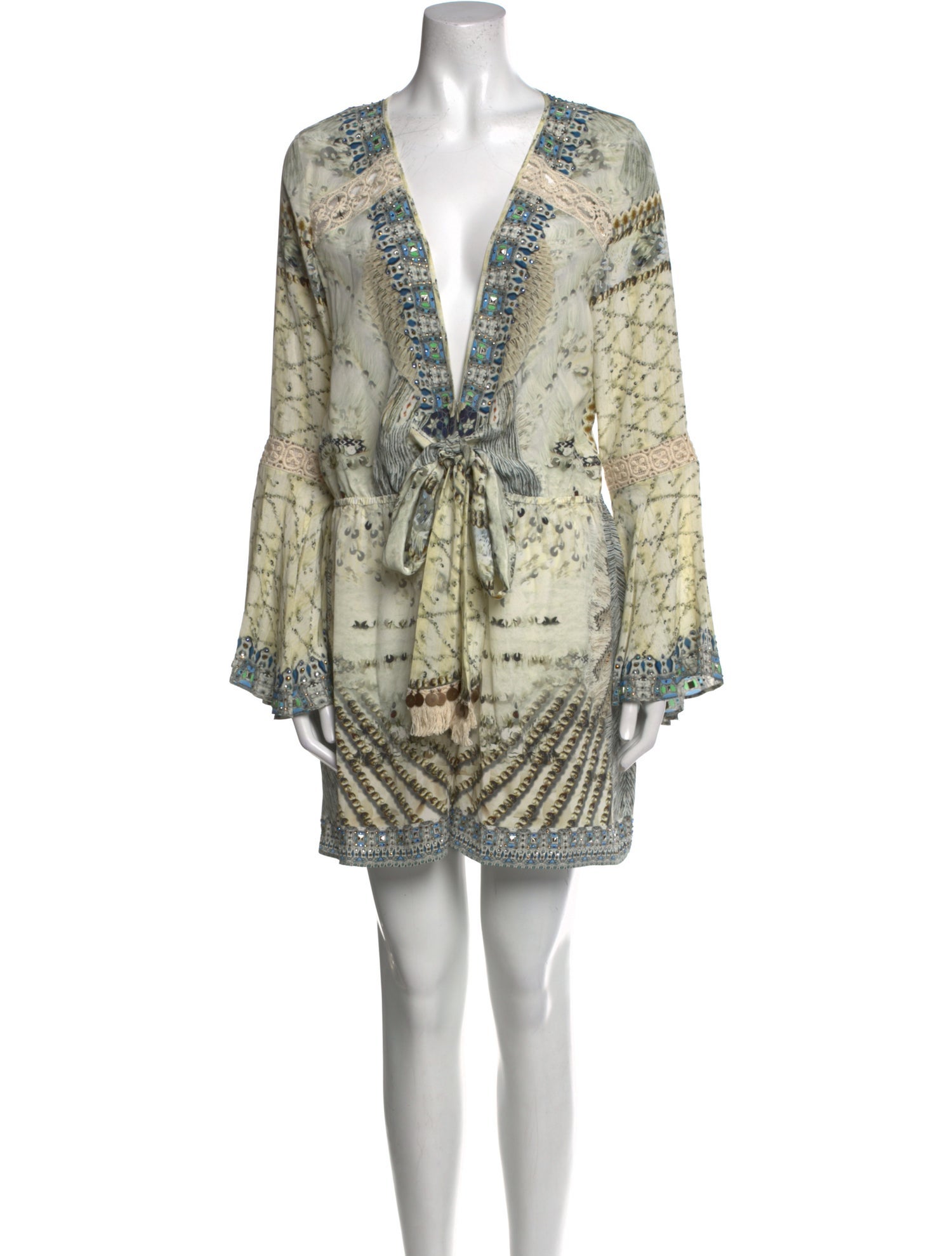 Camilla Silk Printed Romper