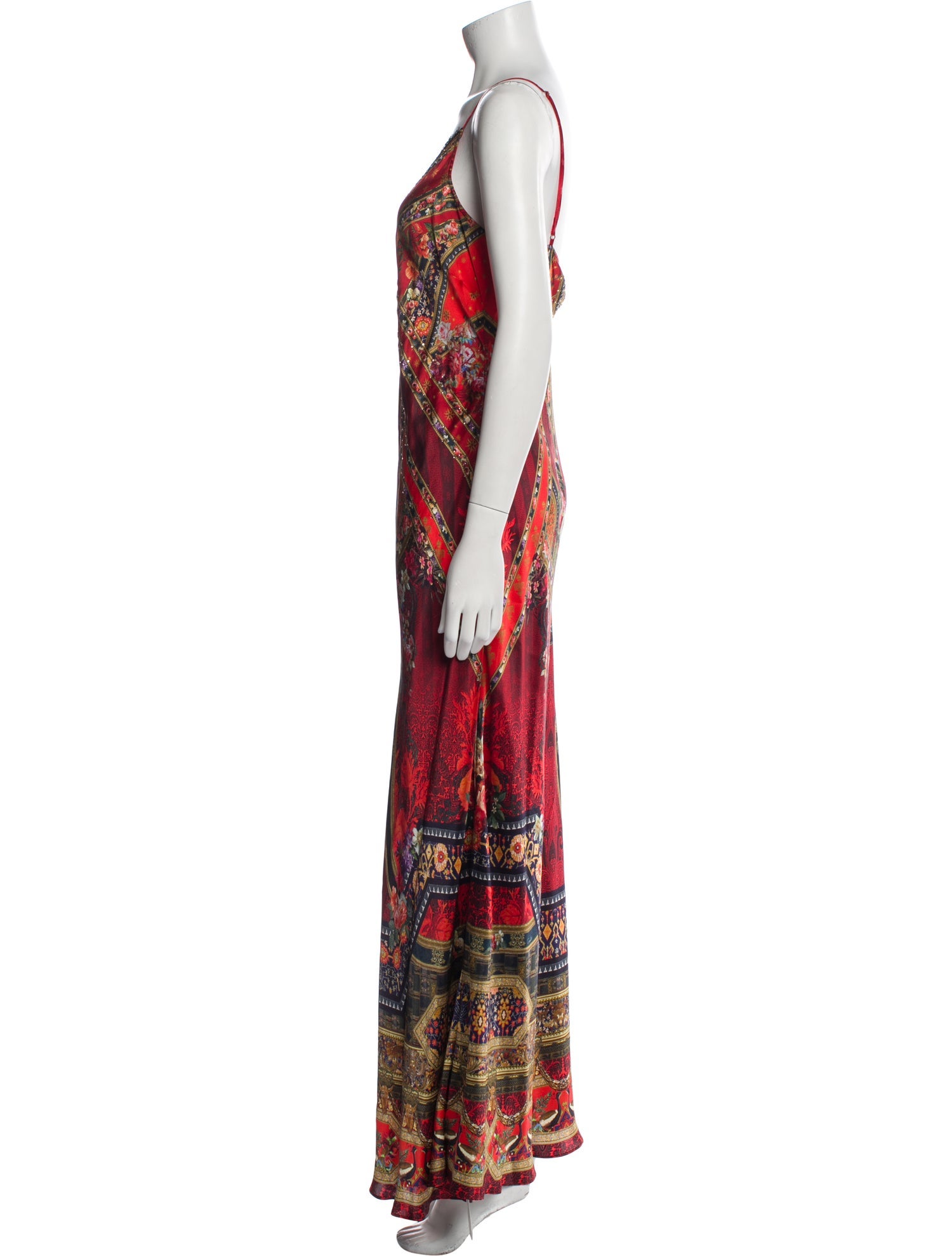 Camilla Silk Long Dress