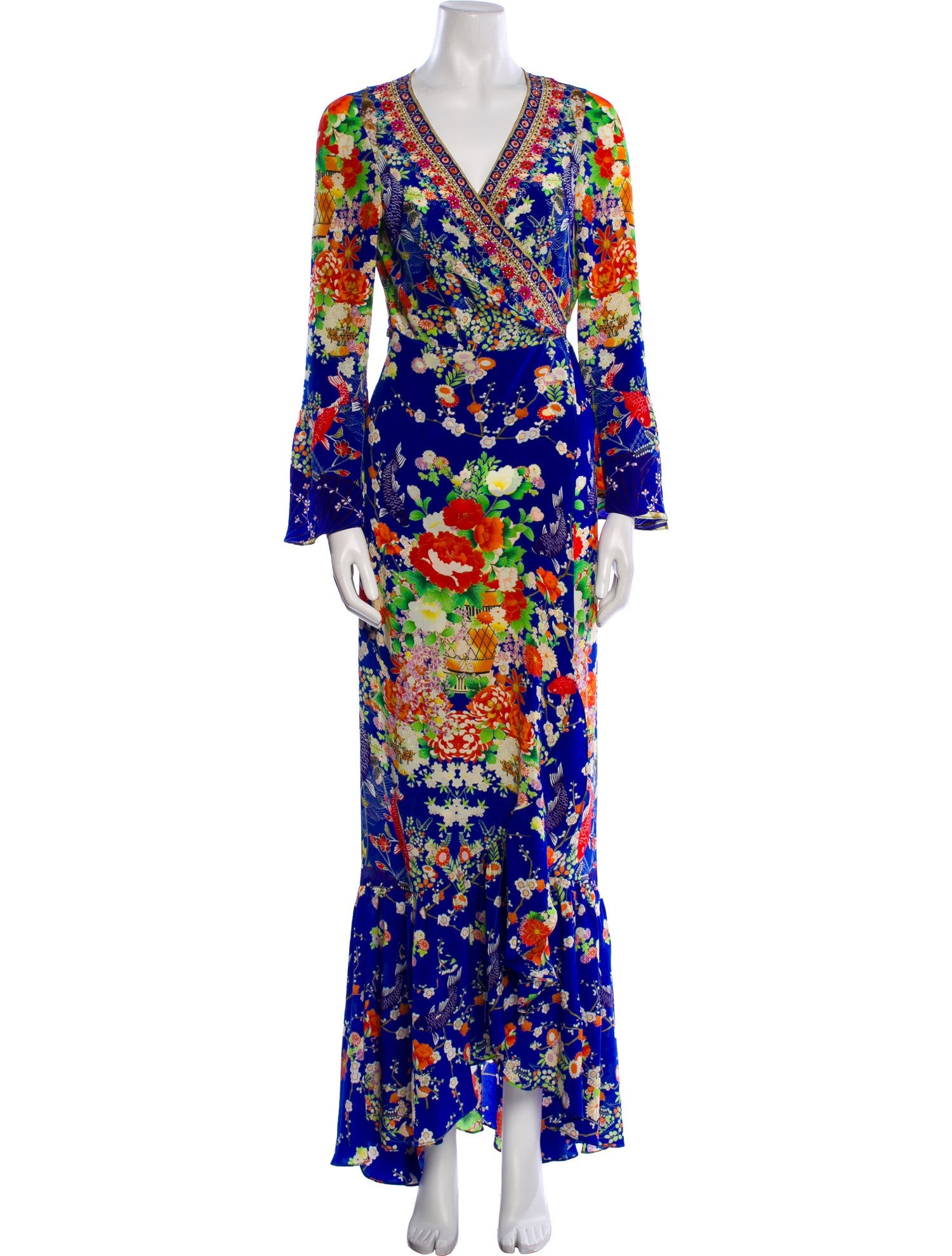 Camilla Floral Print Long Dress