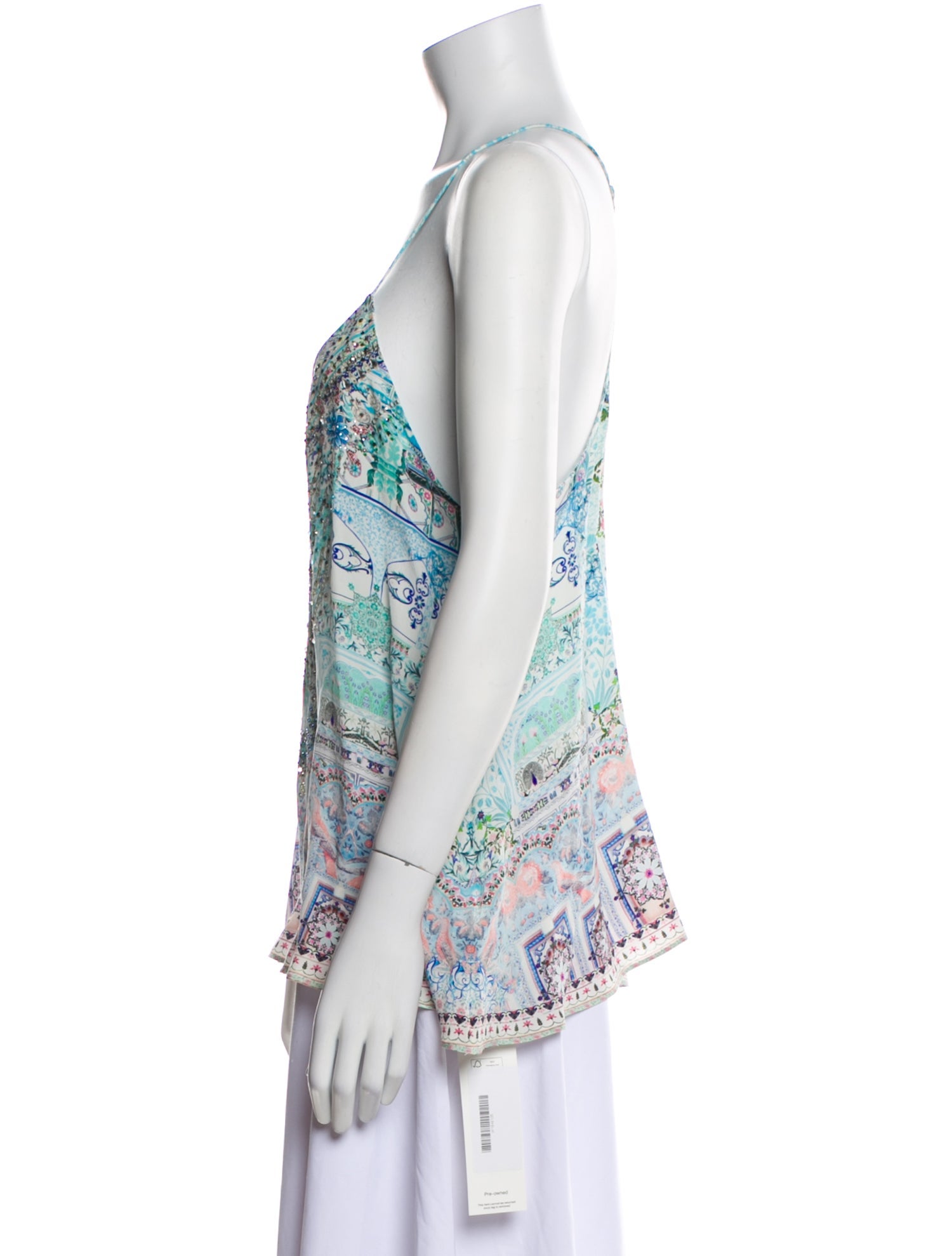 Camilla Silk Printed Top