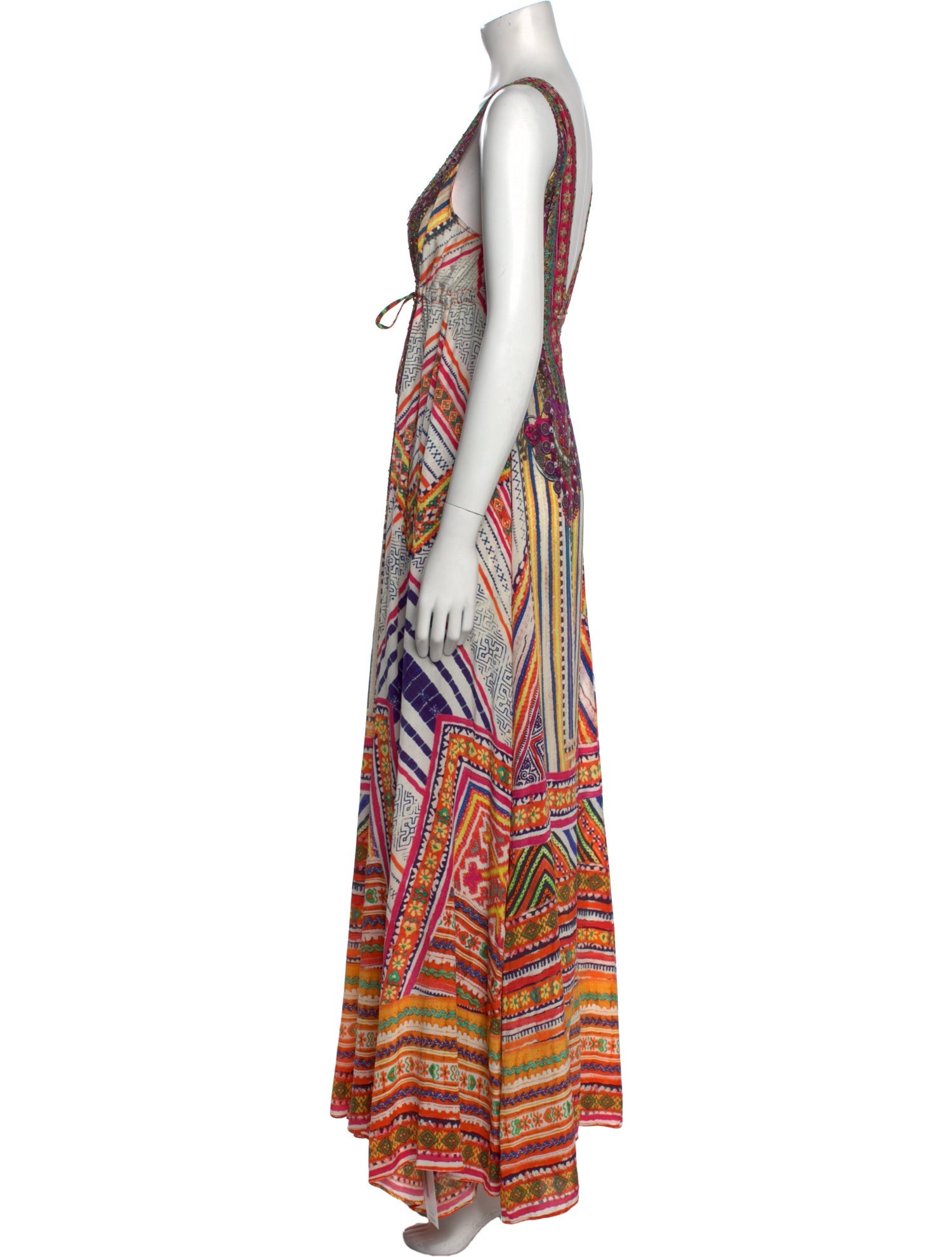 Camilla Silk Long Dress