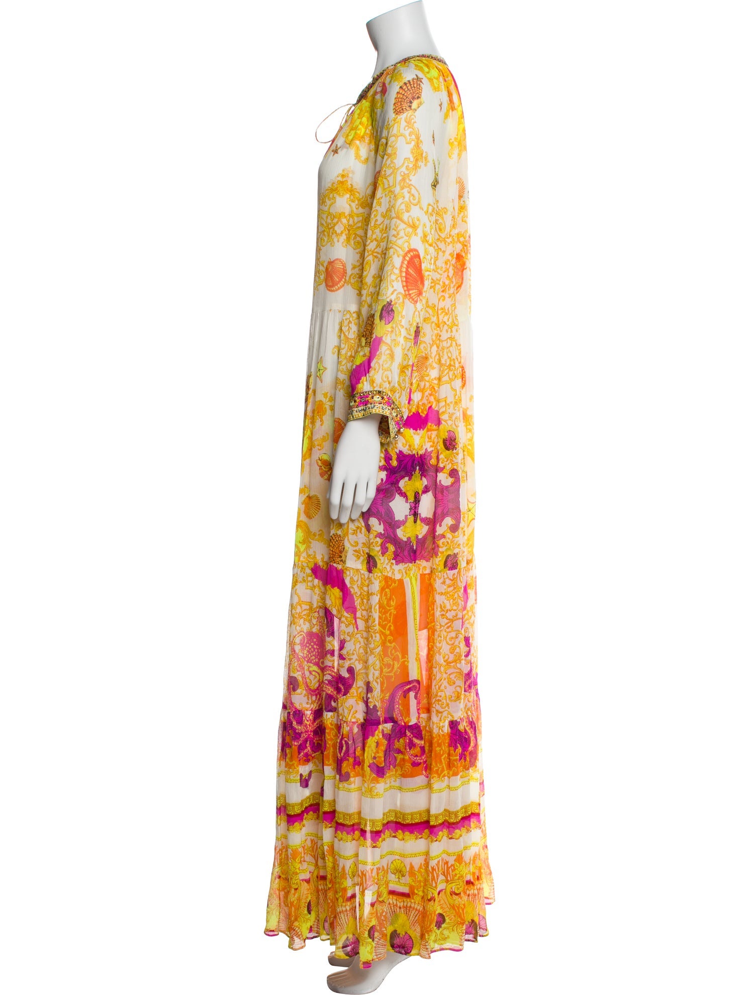 Camilla Silk Long Dress