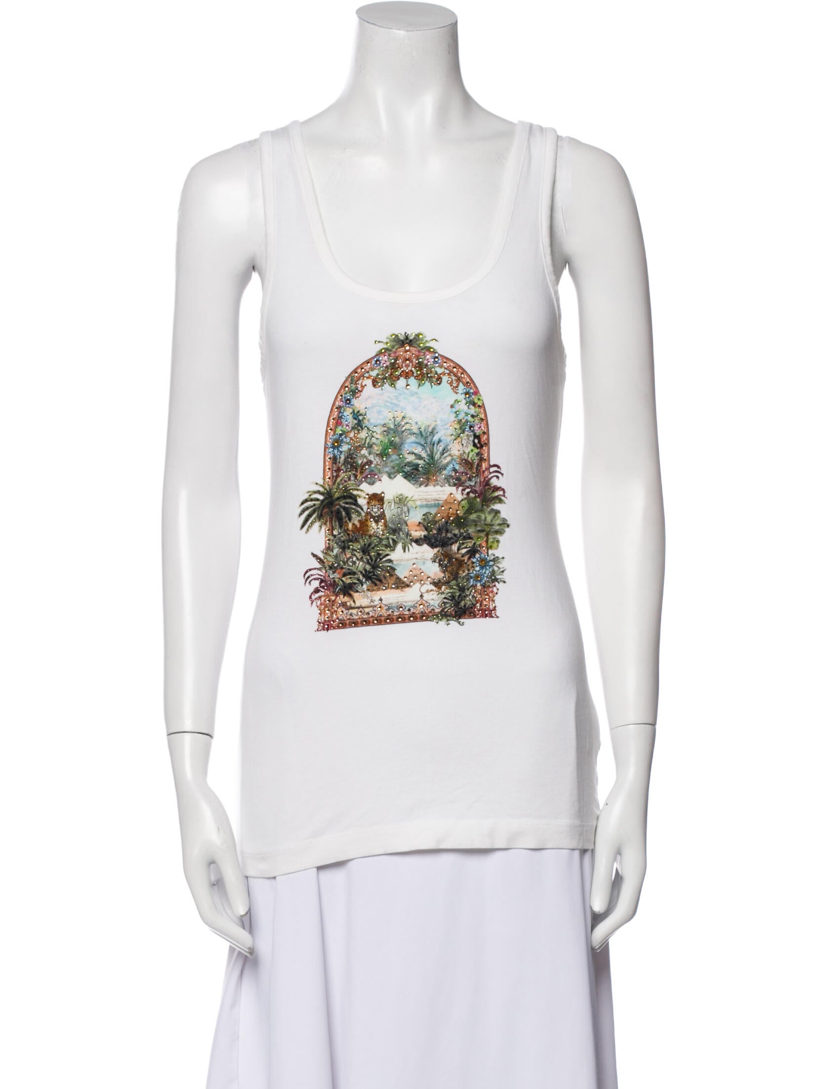 Camilla Views of the Valley Graphic Print Top