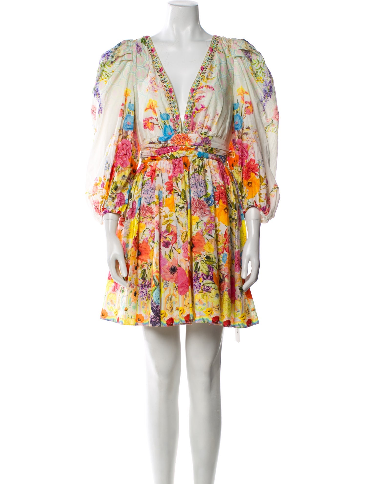 Camilla Floral Print Mini Dress