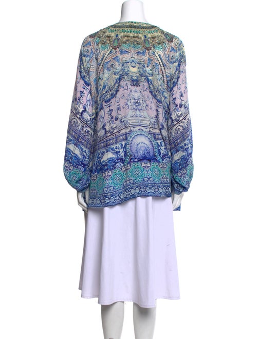 Camilla Silk Paisley Print Tunic