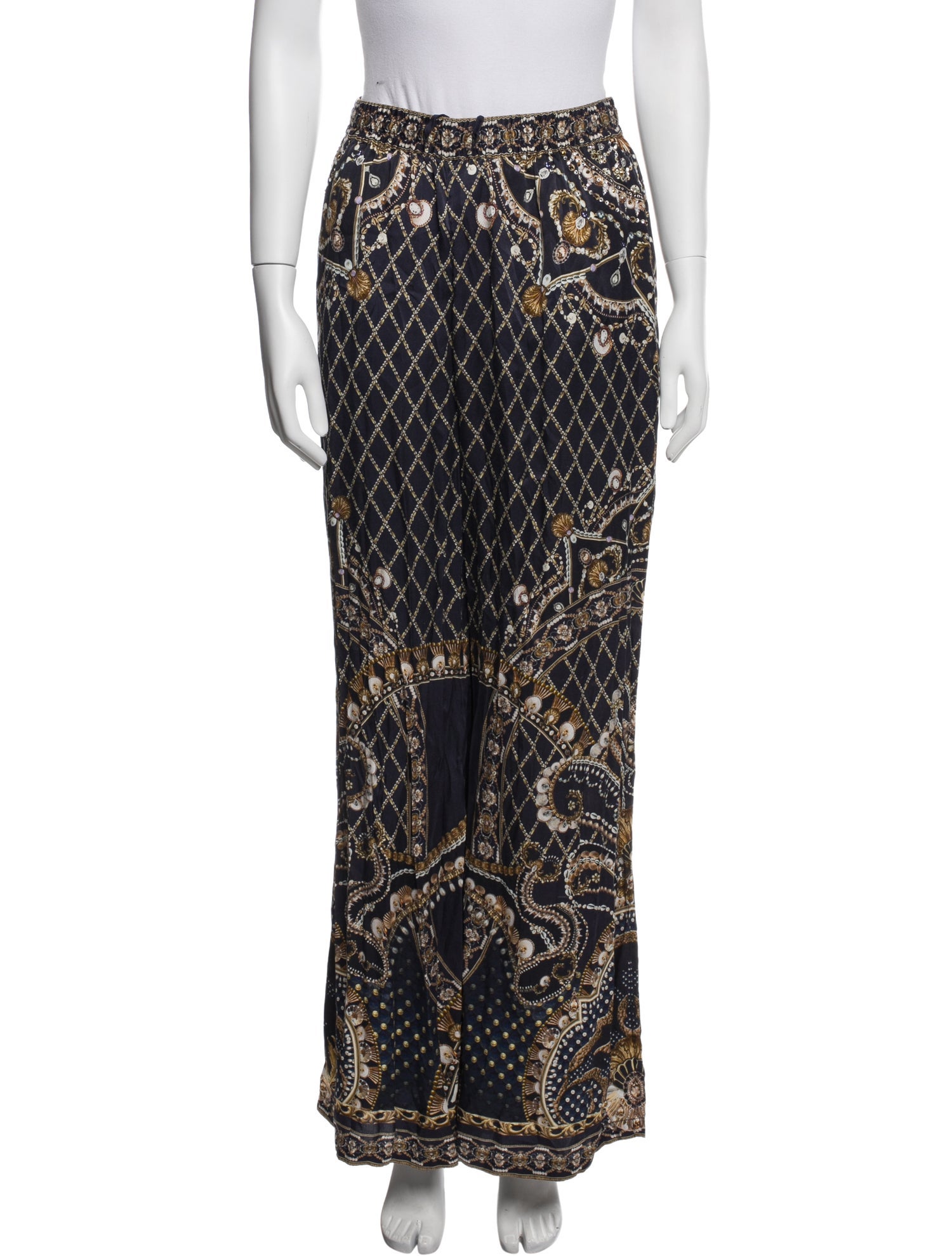 Camilla Silk Printed Lounge Set