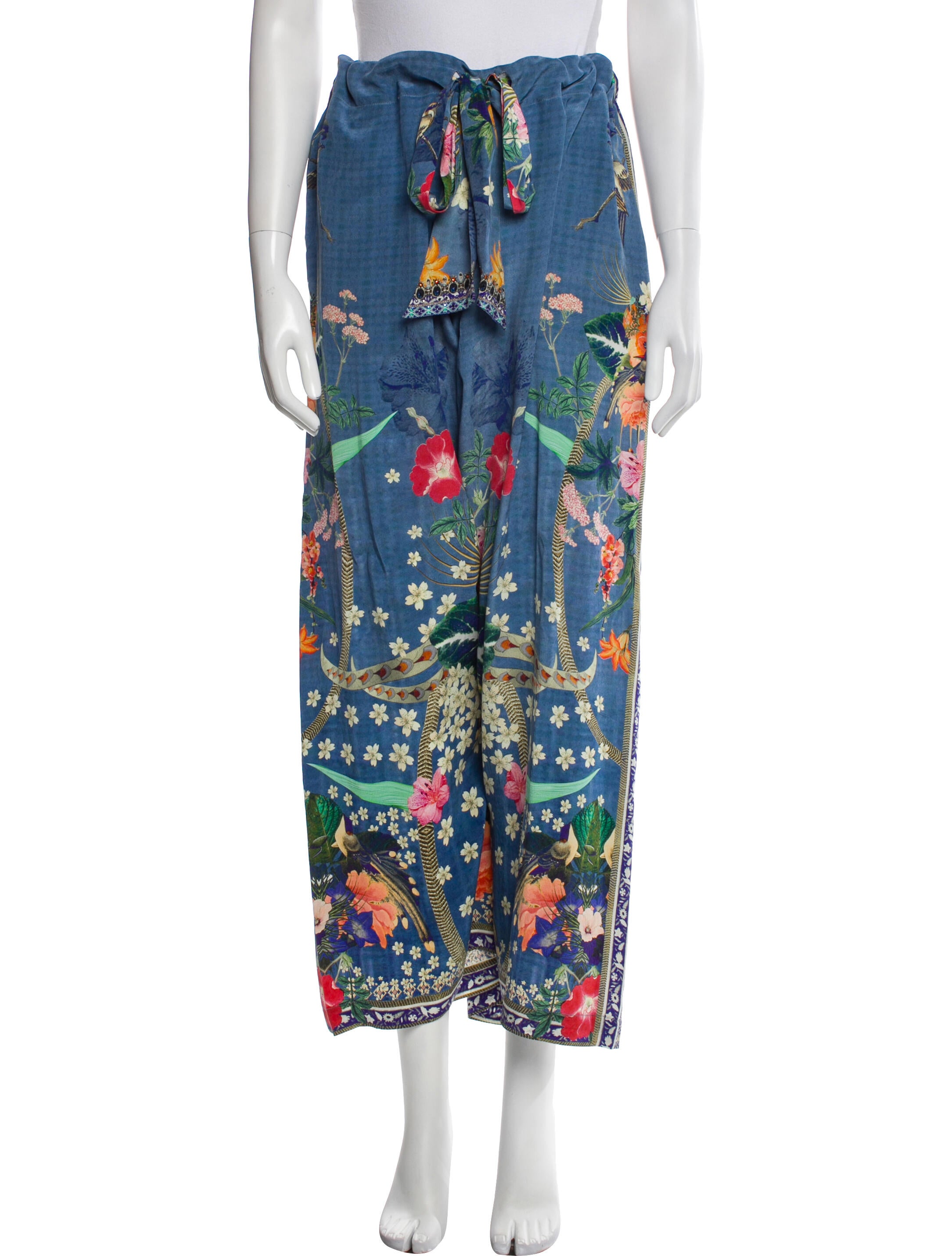 Camilla Silk Wide Leg Pants