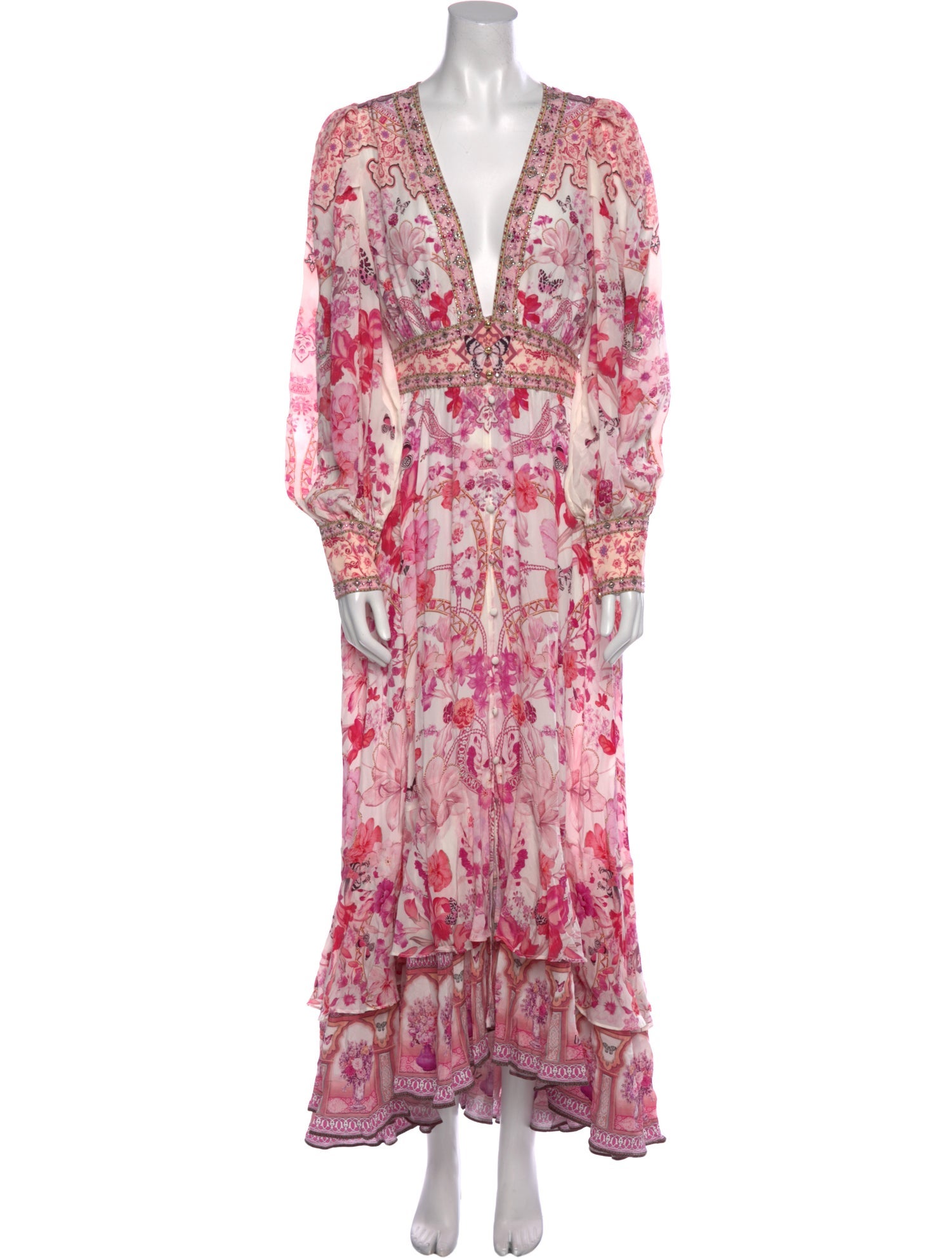 Camilla Silk Long Dress