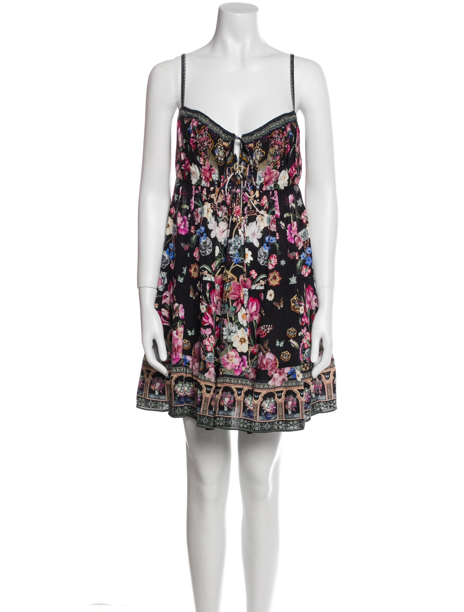 Camilla Silk Mini Dress w/ Tags
