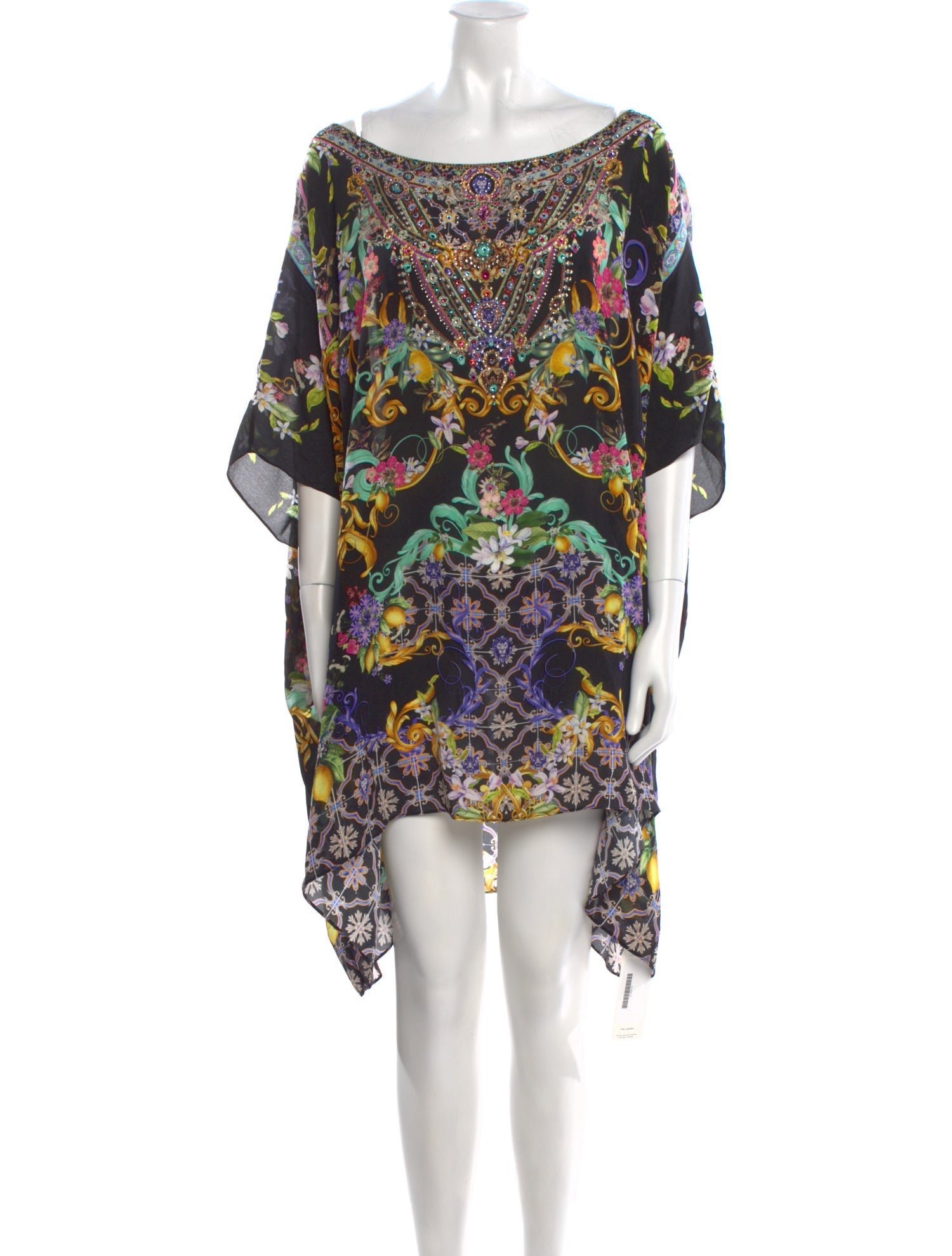 Camilla Silk Knee-Length Dress