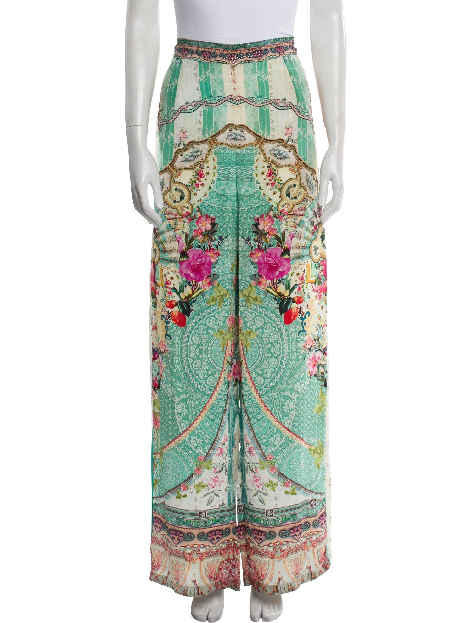 Camilla Silk Printed Lounge Set